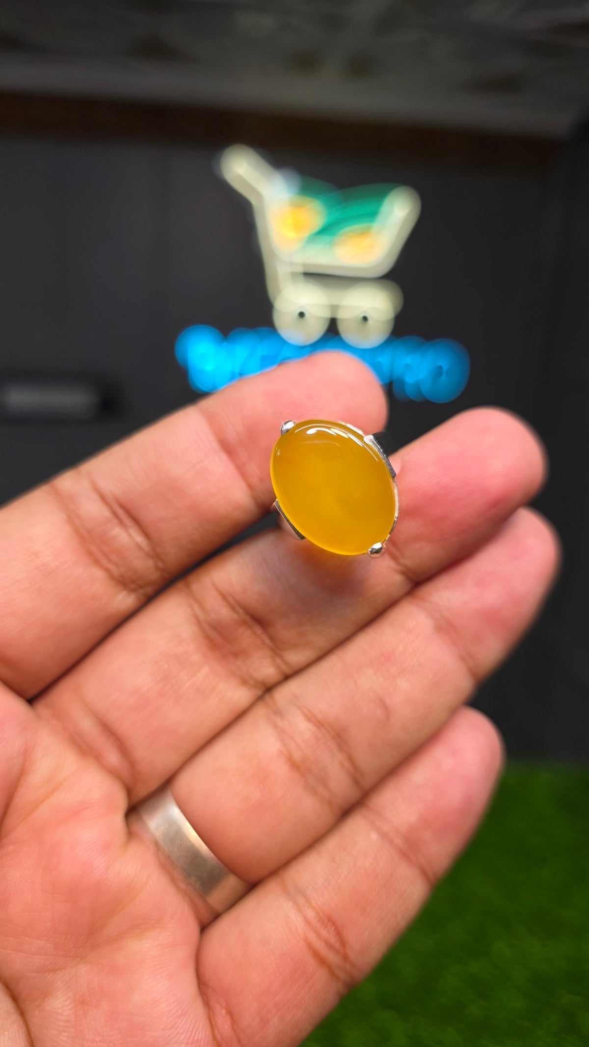 Premium Quality Zarad Aqeeq Ring