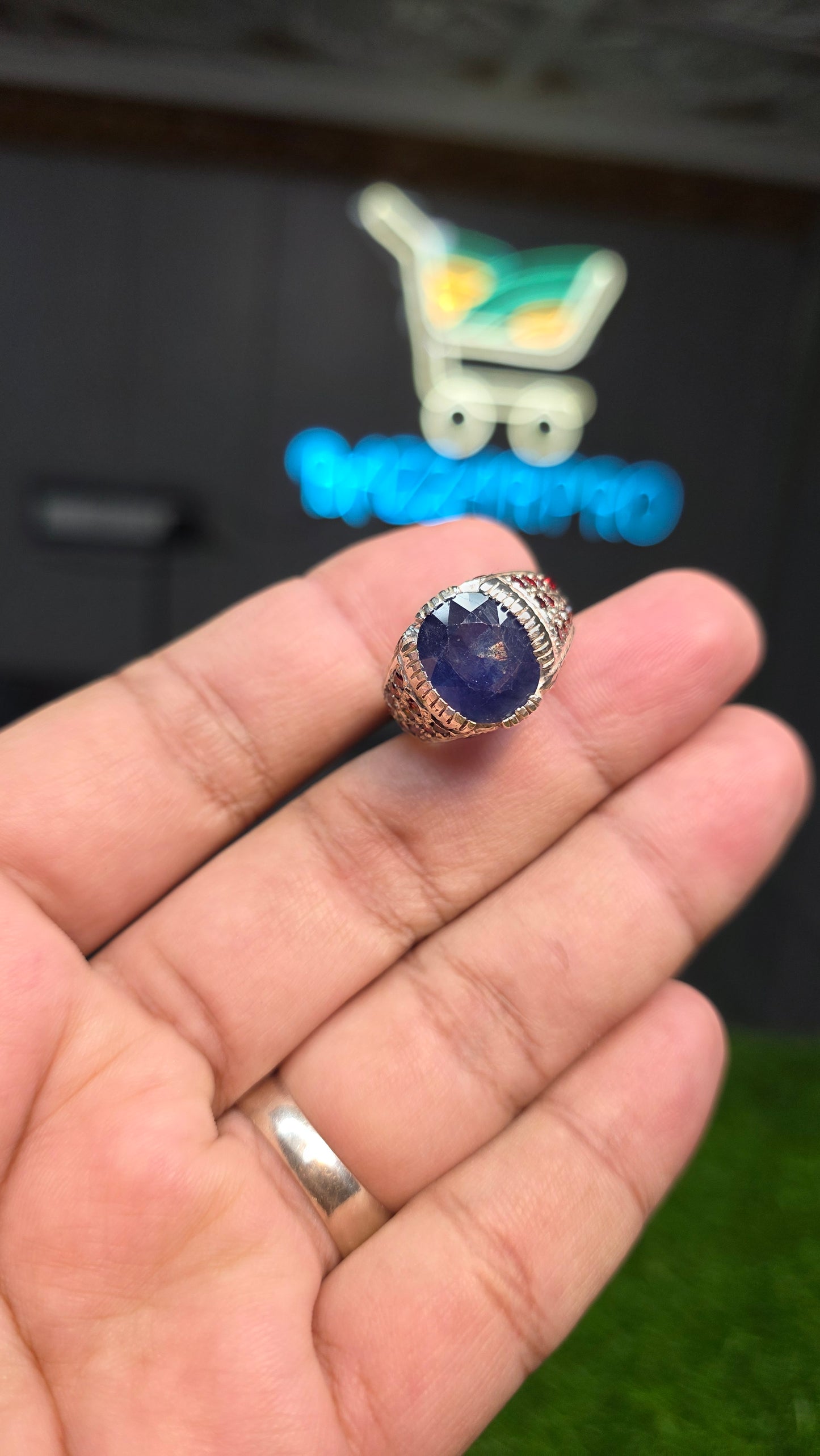 Premium Quality Neelam Ring