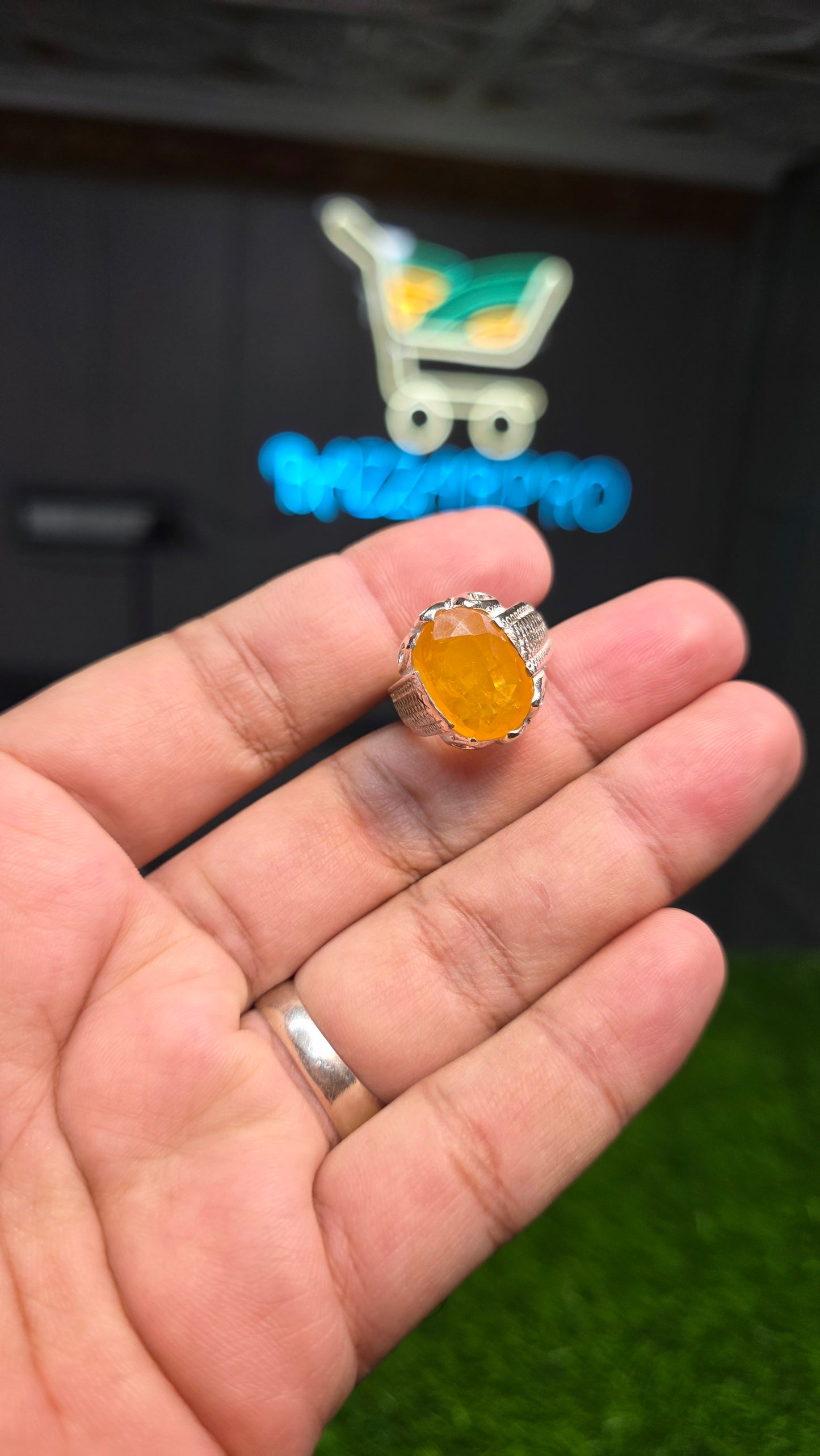 Premium Quality Pukhraj Ring