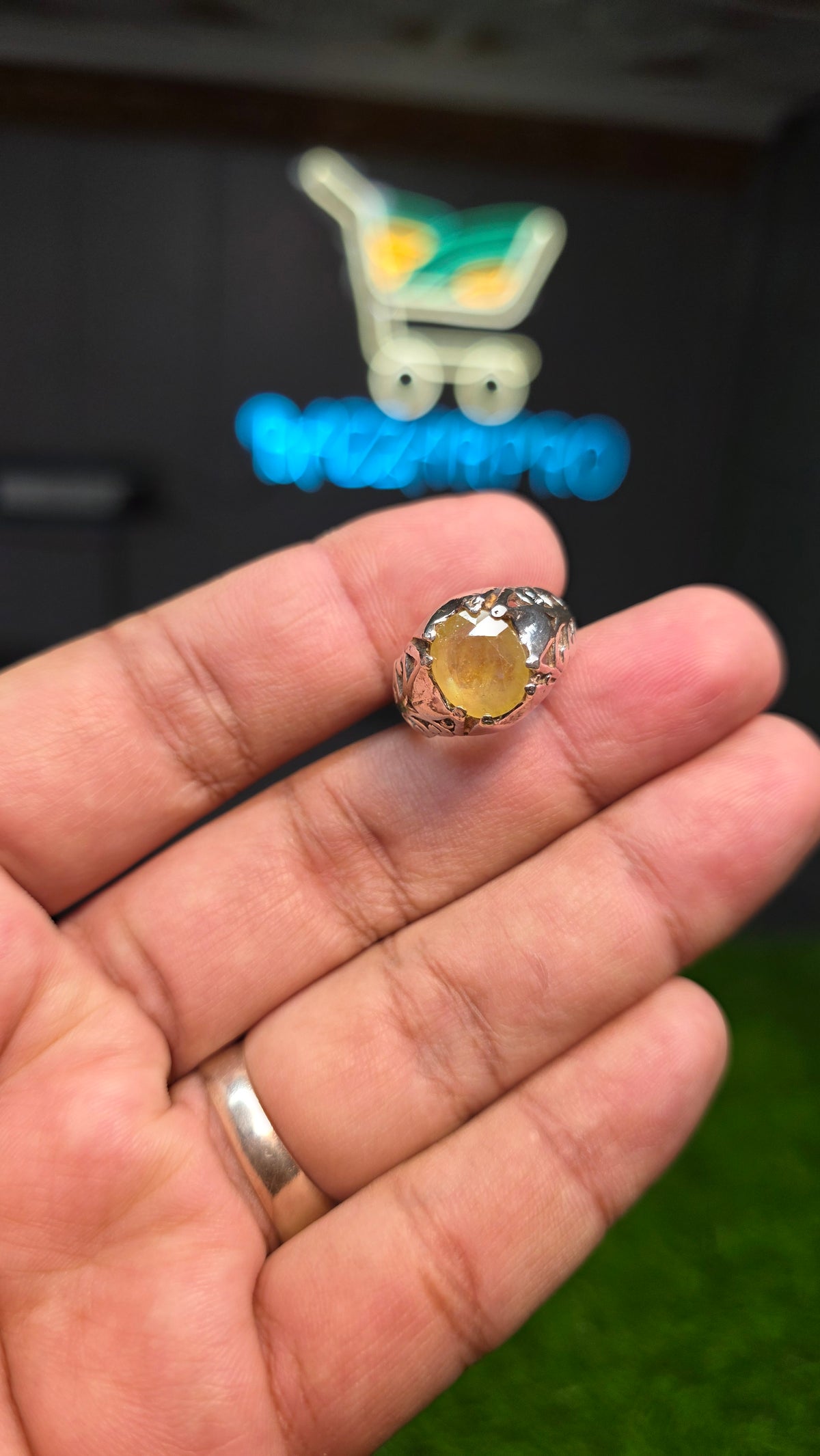 Premium Quality Pukhraj Ring
