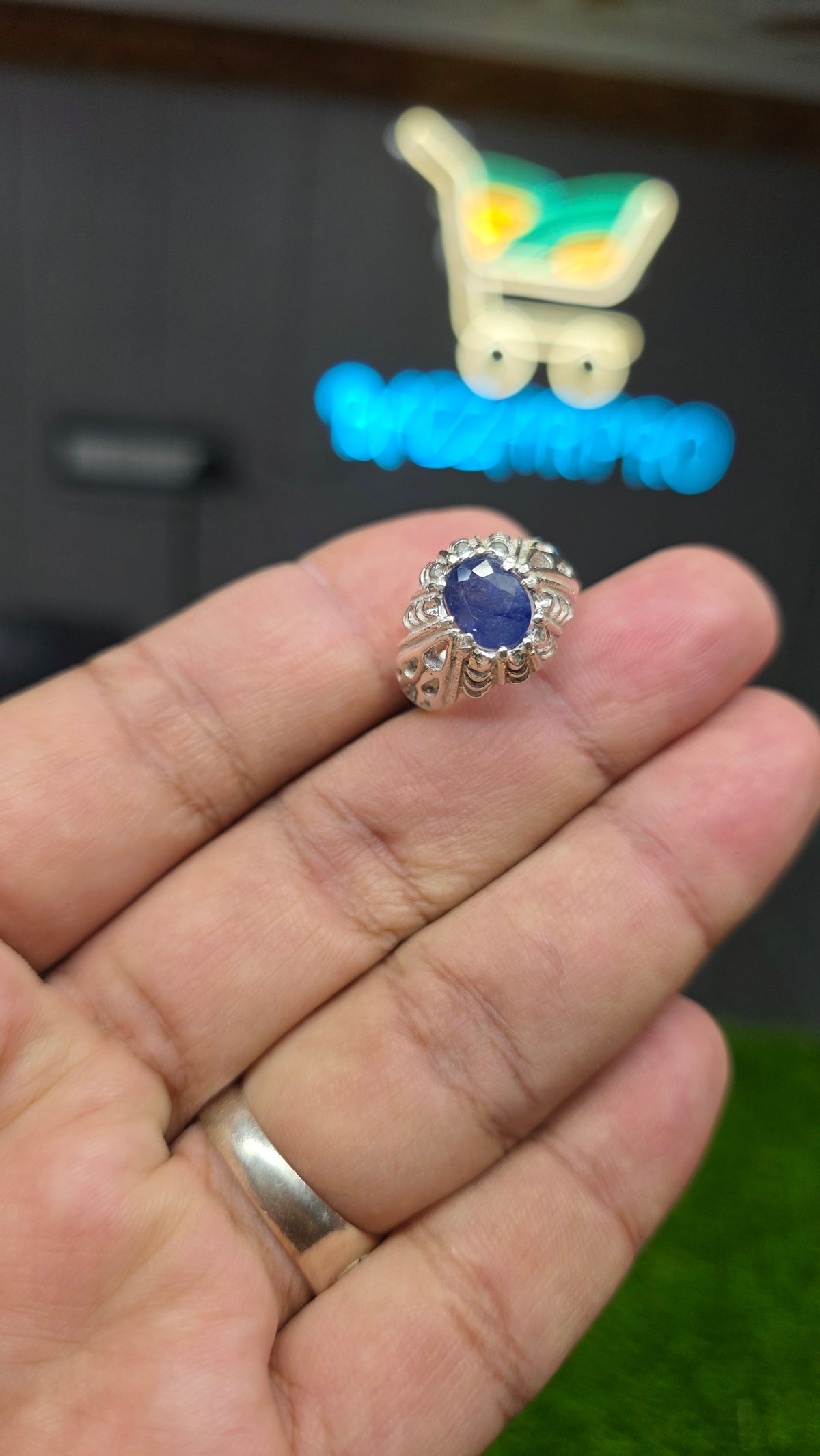 Premium Quality Neelam Ring