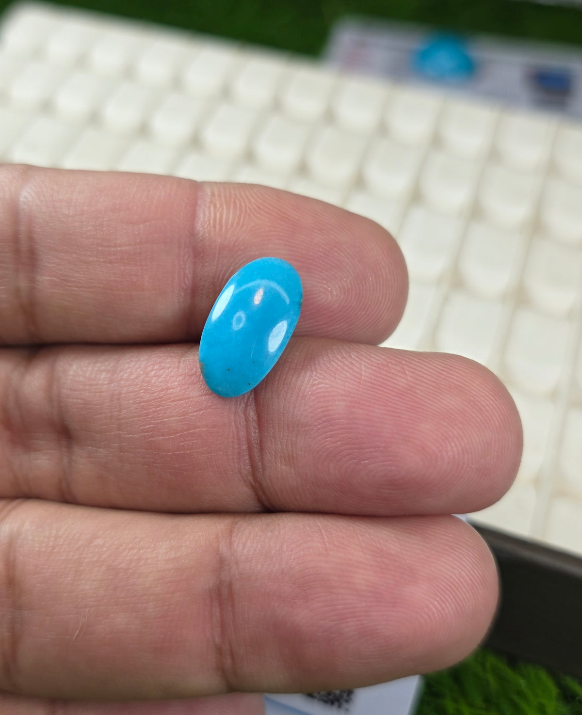 Natural Feroza Stone With Lab Certificate