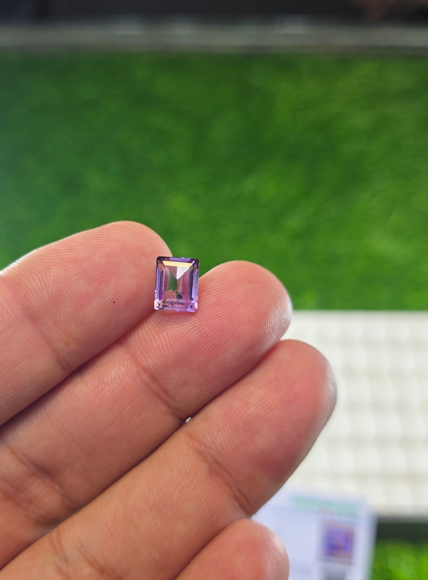 Natural Amethyst Stone With Lab Certificate