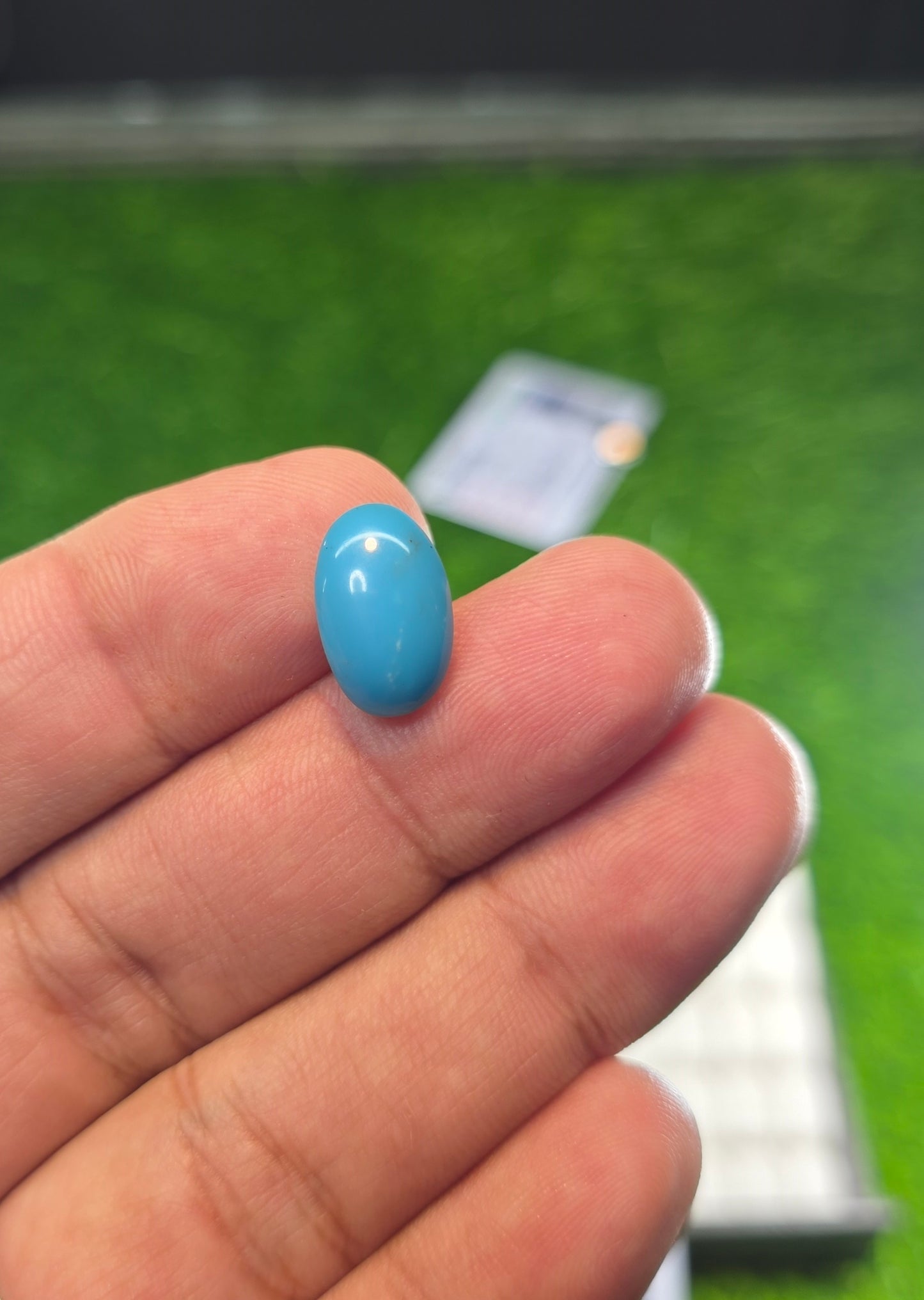 Natural Feroza Stone With Lab Certificate