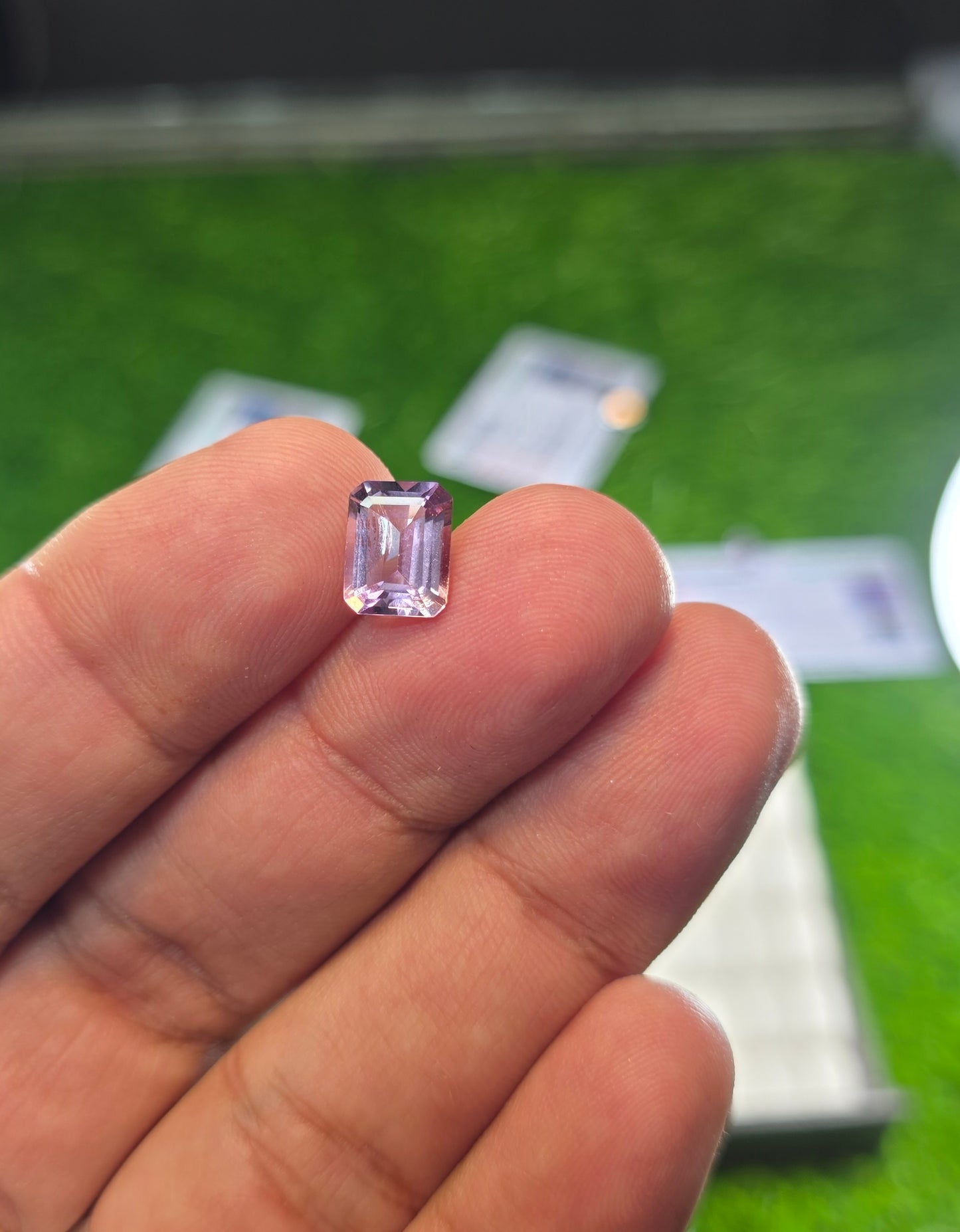 Natural Amethyst Stone With Lab Certificate