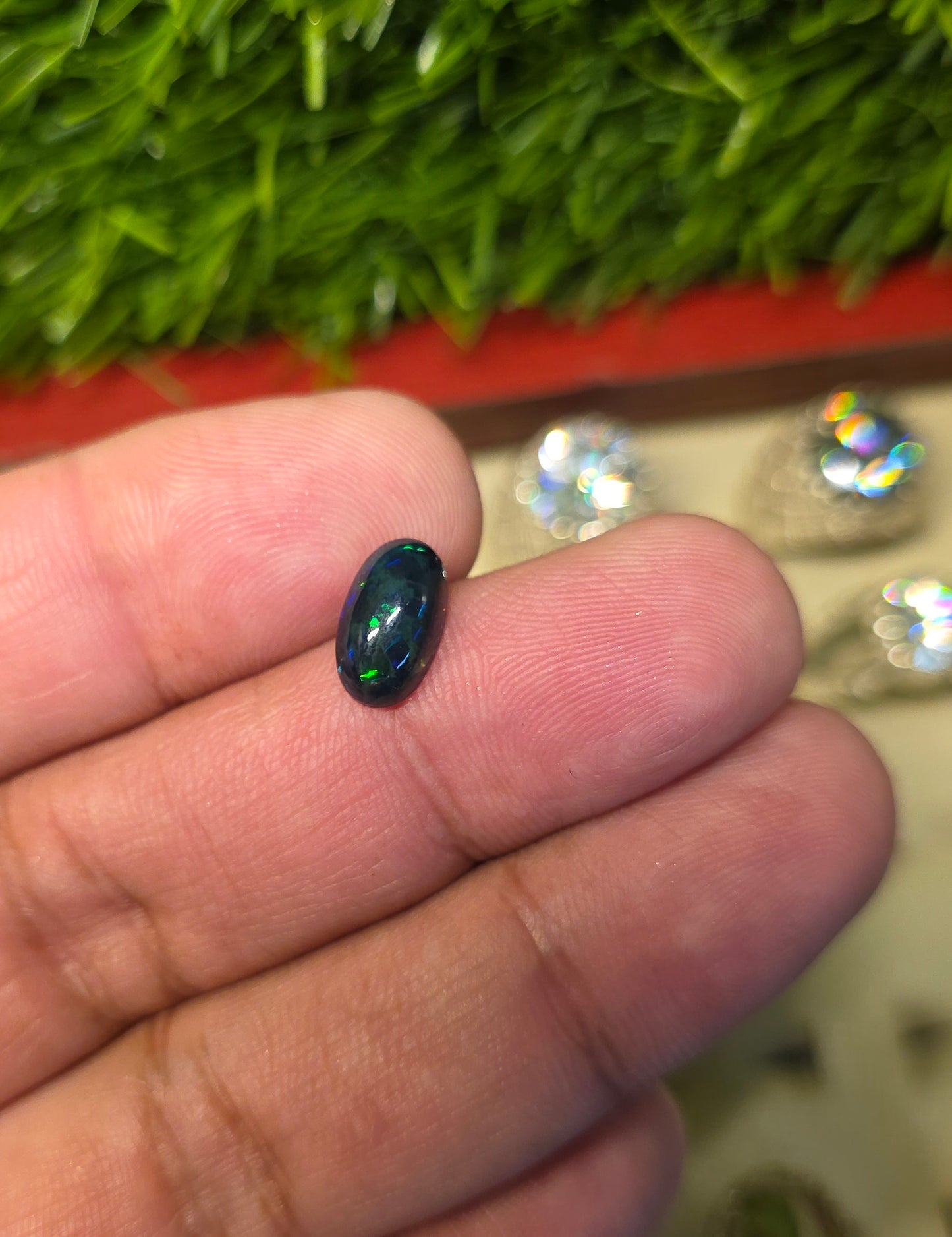 Natural Full Fire Opal Stone With Lab Certificate