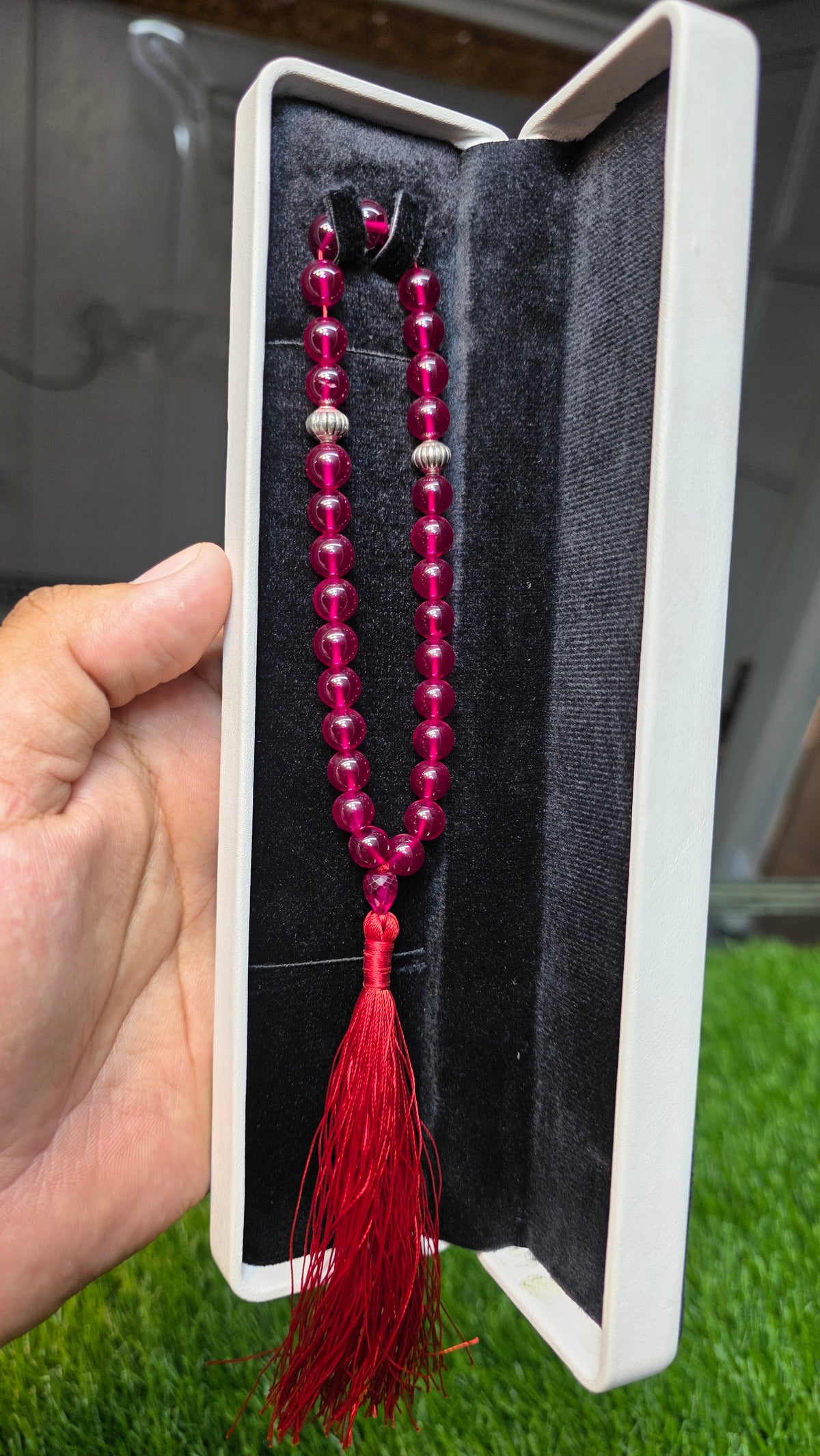 Natural Yaqoot Stone Tasbeeh 100 Beads