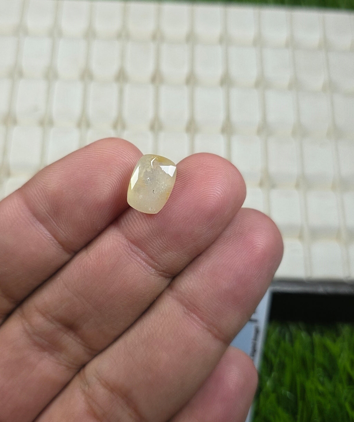 Natural Ceylon Pukjraj Stone With Lab Certificate