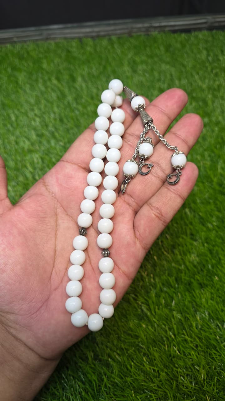 Natural Aqeeq Tasbeeh 33 Beads