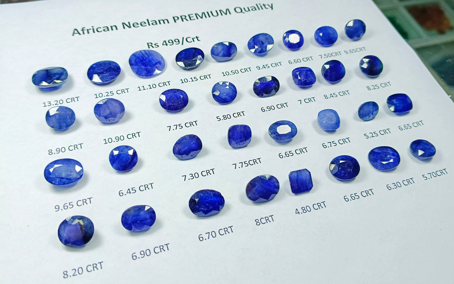 Blue Sapphire (Neelam Stone)