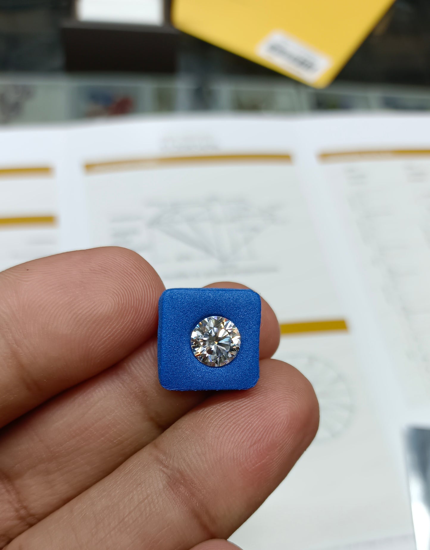 Moissanite Diamond 2 CRT (GRA Certified)