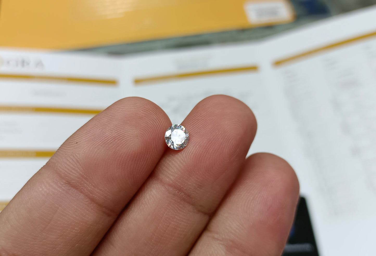Moissanite Diamond 1 CRT (GRA Certified)