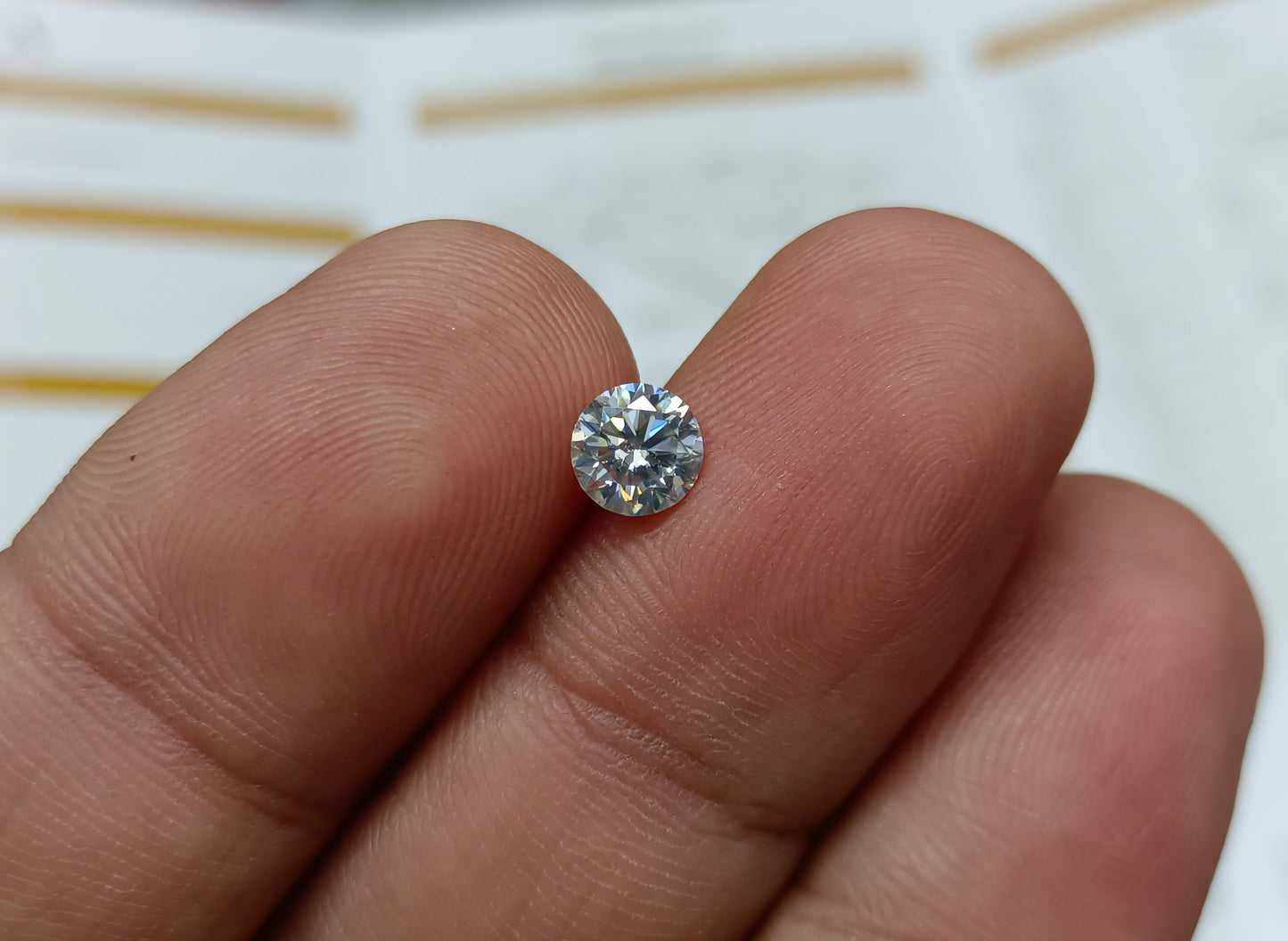 Moissanite Diamond 1 CRT (GRA Certified)