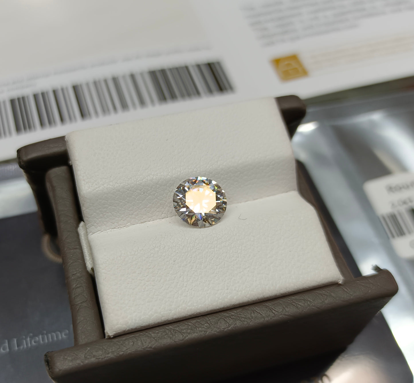 Moissanite Diamond 1.5 CRT (GRA Certified)