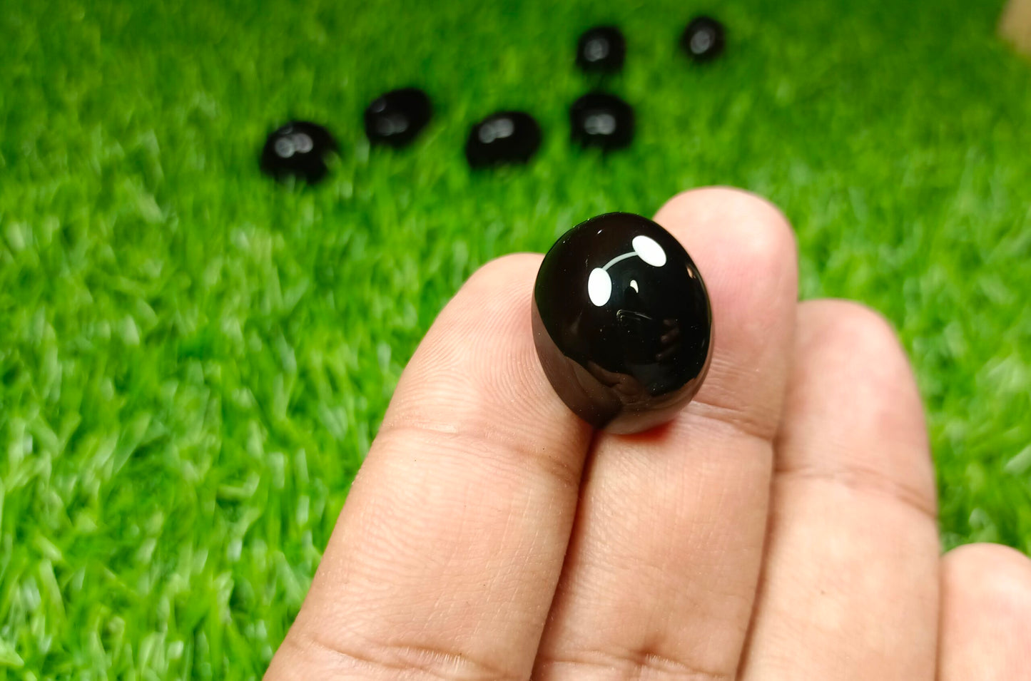 Black Aqeeq Stone