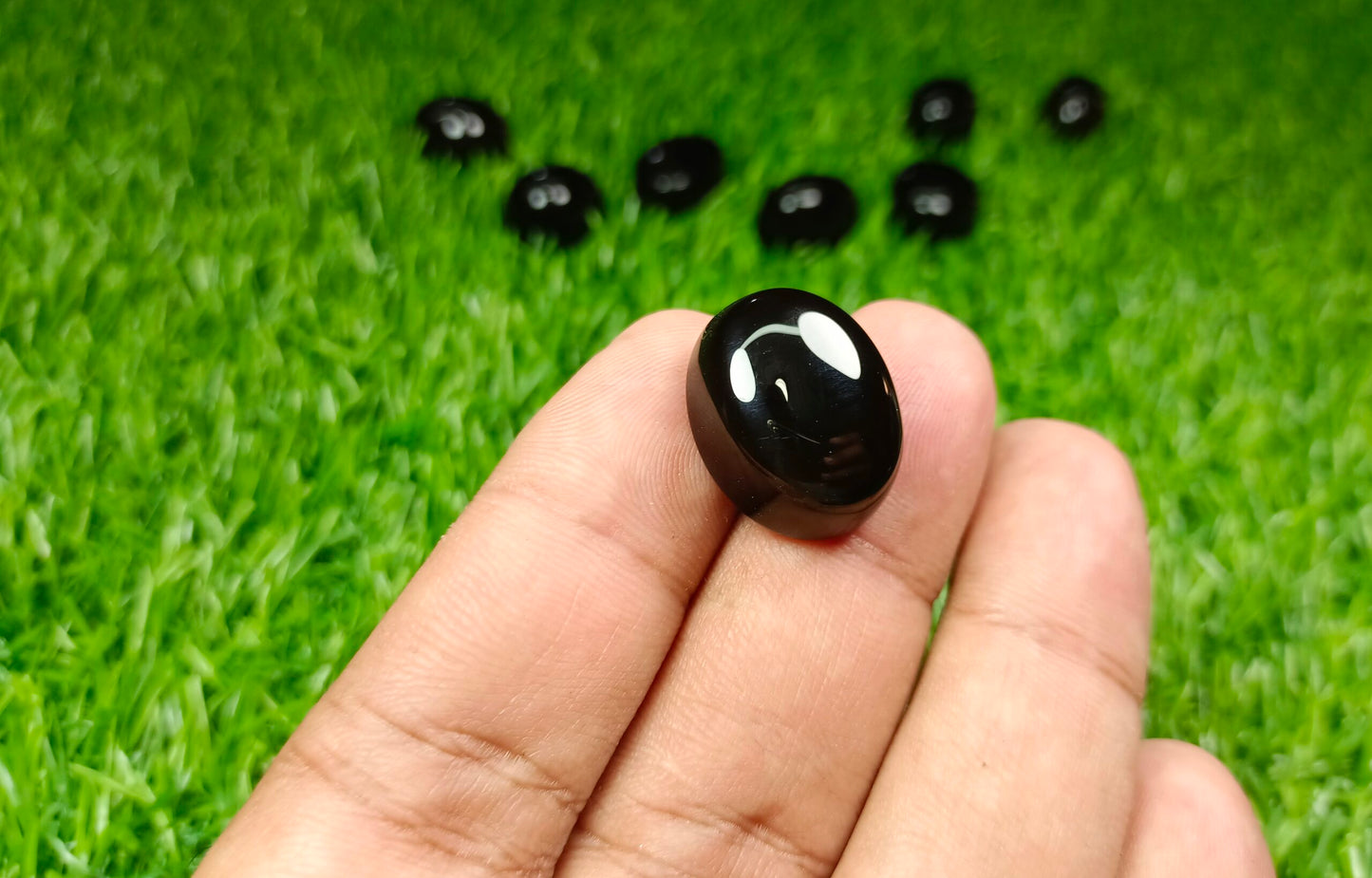 Black Aqeeq Stone