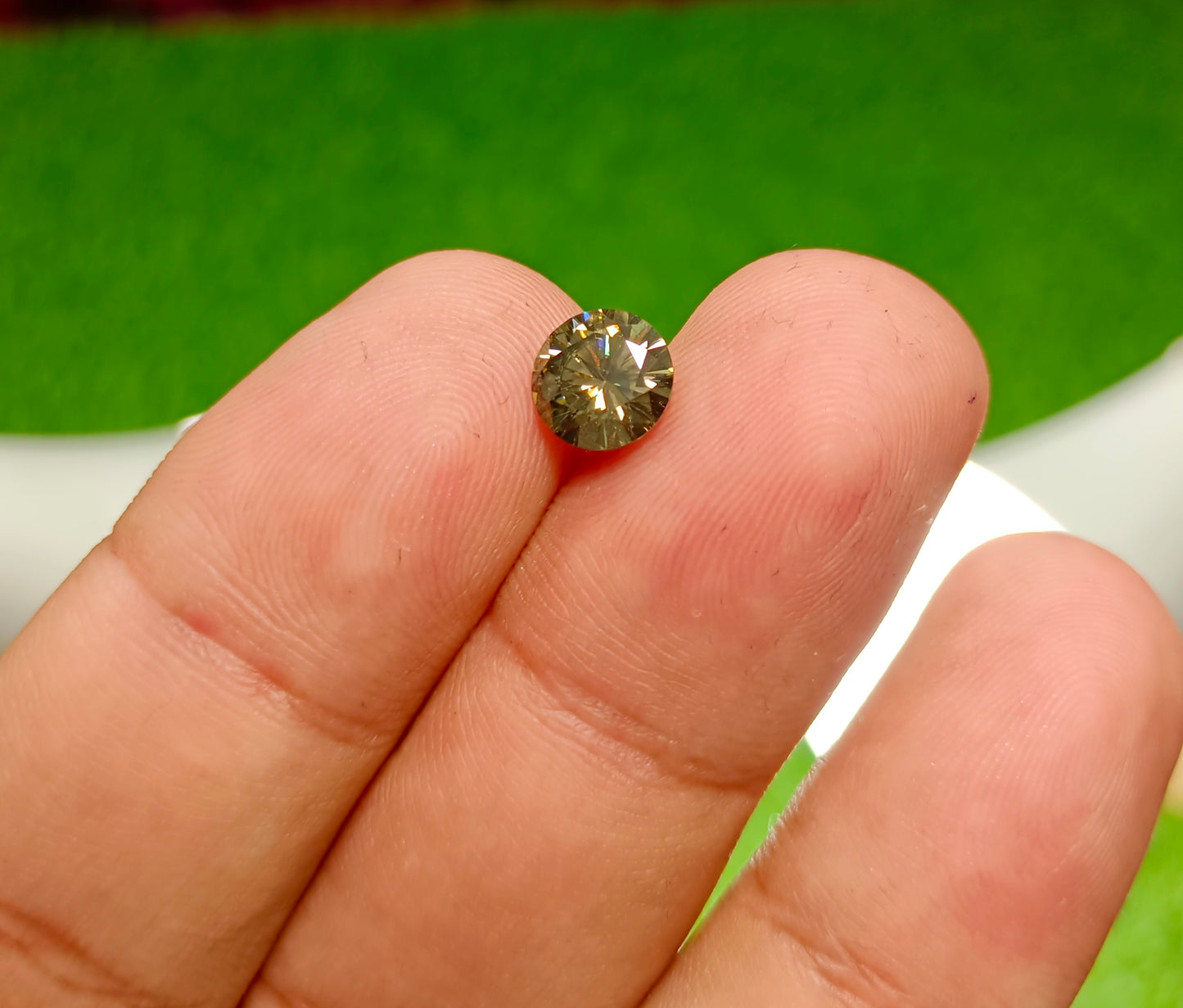 Moissanite Diamond 2 Cts (Brown)