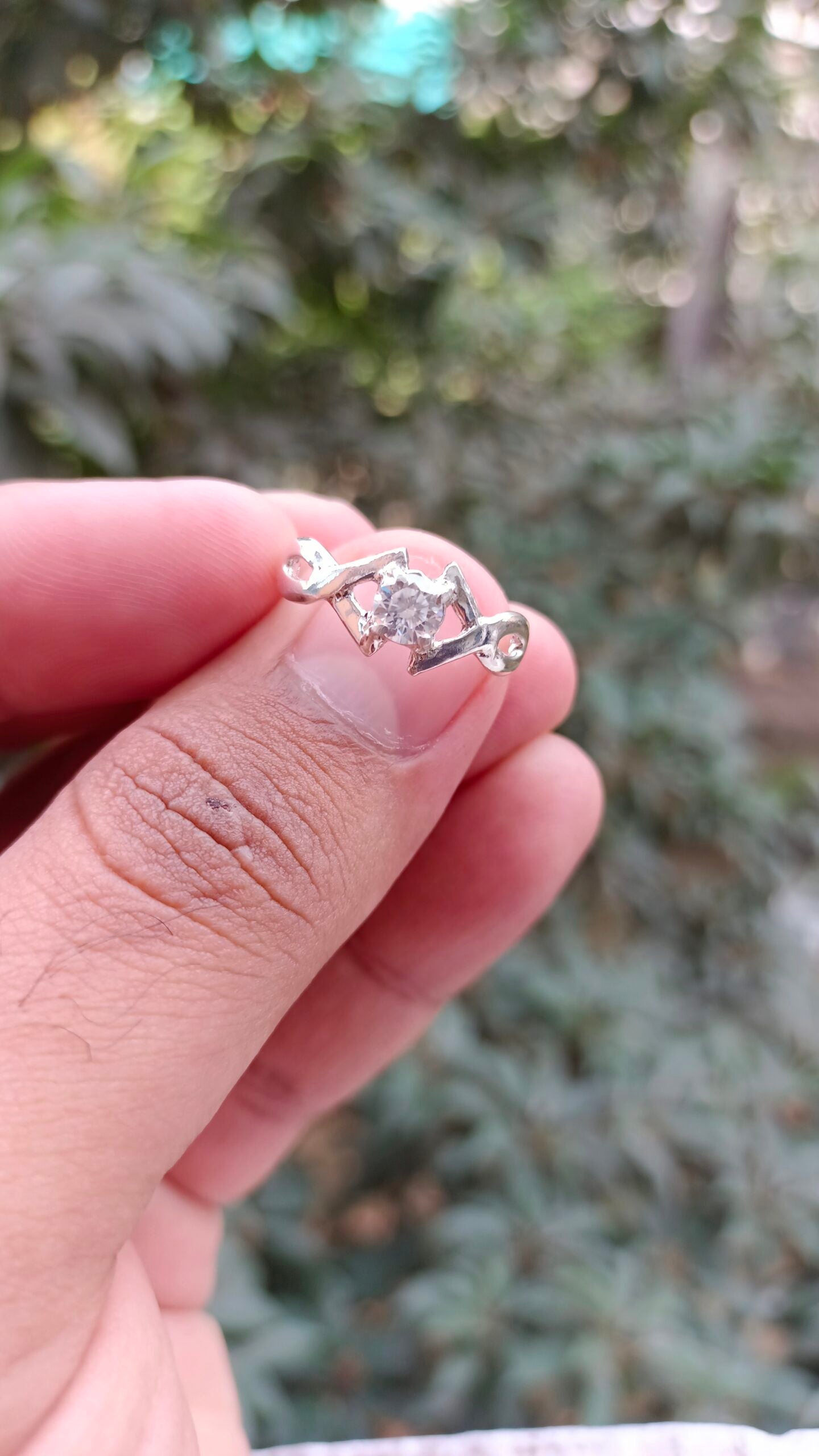 Moissanite Diamond Ring