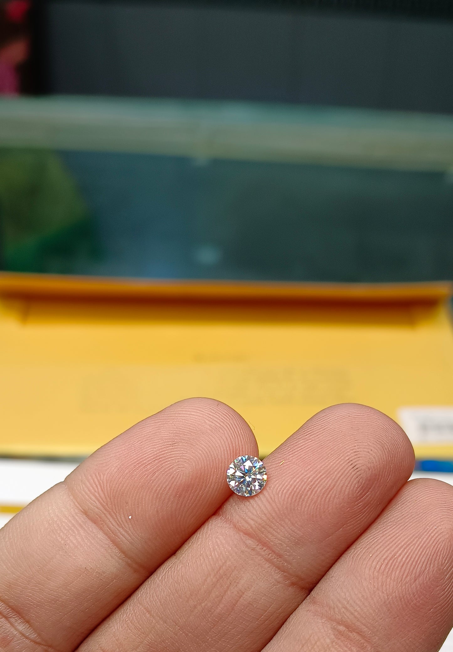 0.80 Cents MOISSANITE Pendent (GRA Certified)