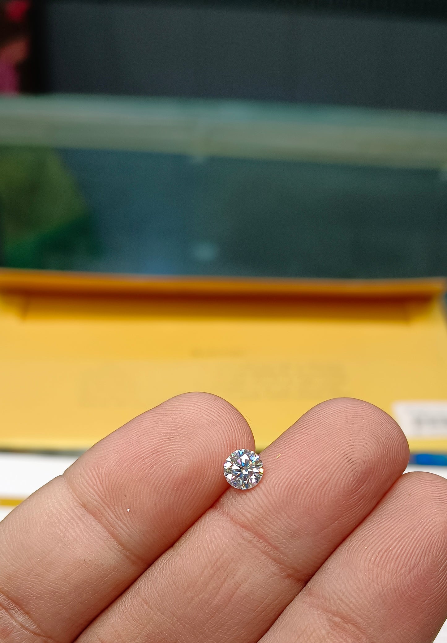 0.80 Cents Moissanite Diamond (GRA certified)