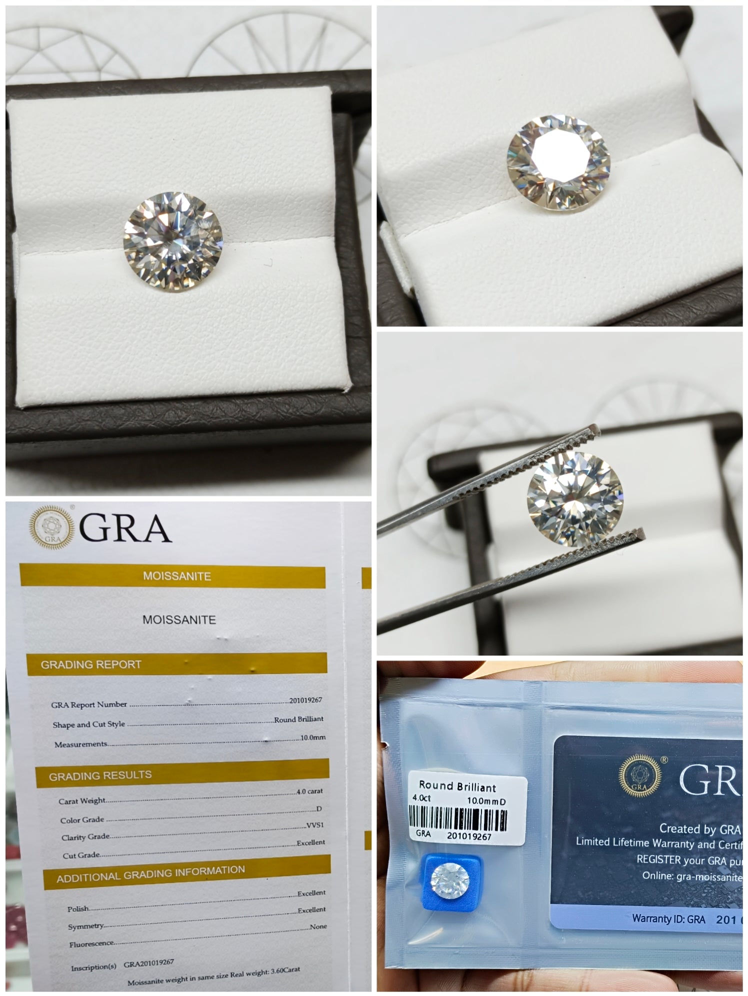 Moissanite Diamond CRT (GRA Certified) – BAZZAR PRO
