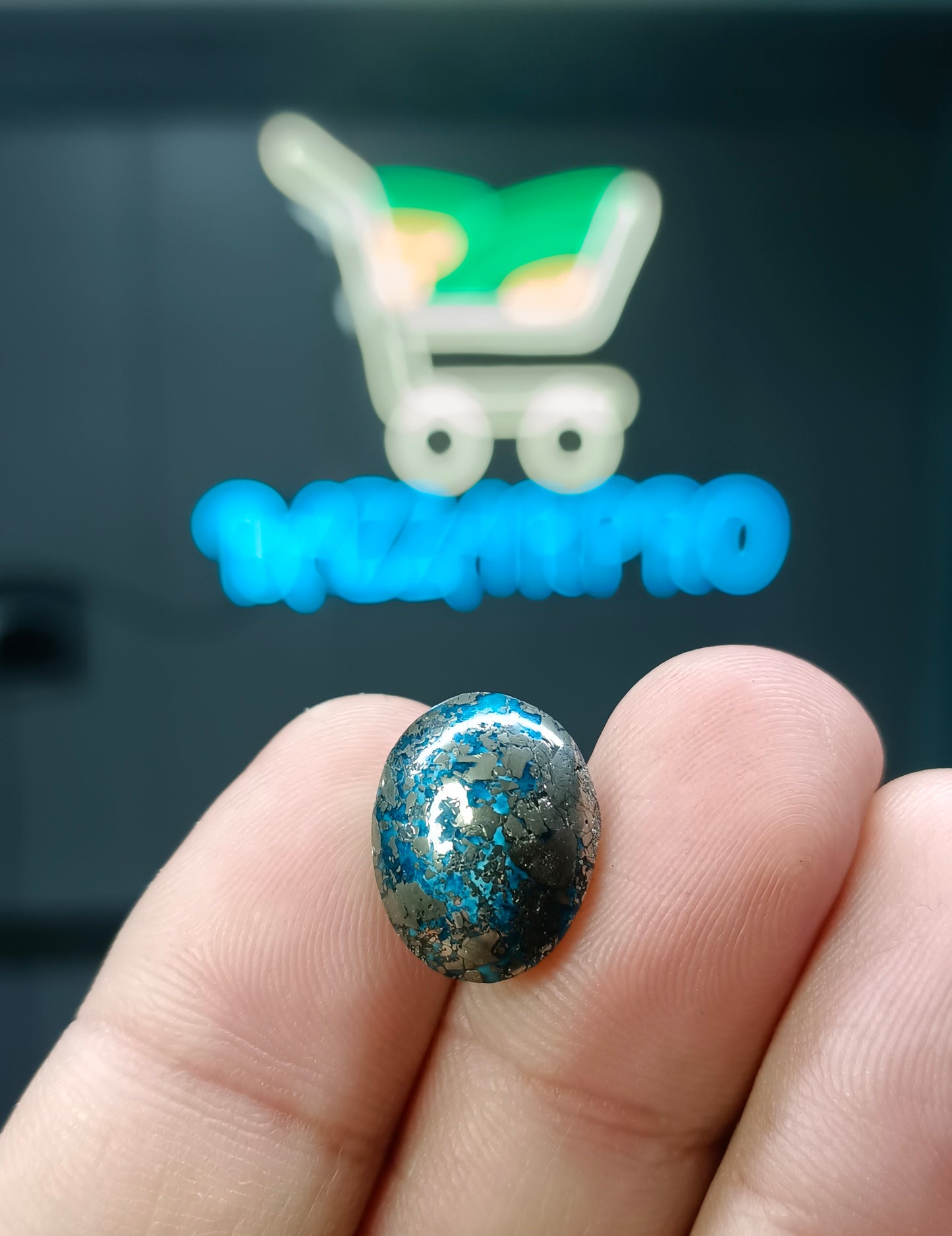 Nisha puri feroza sona patti (Natural Turquoise)