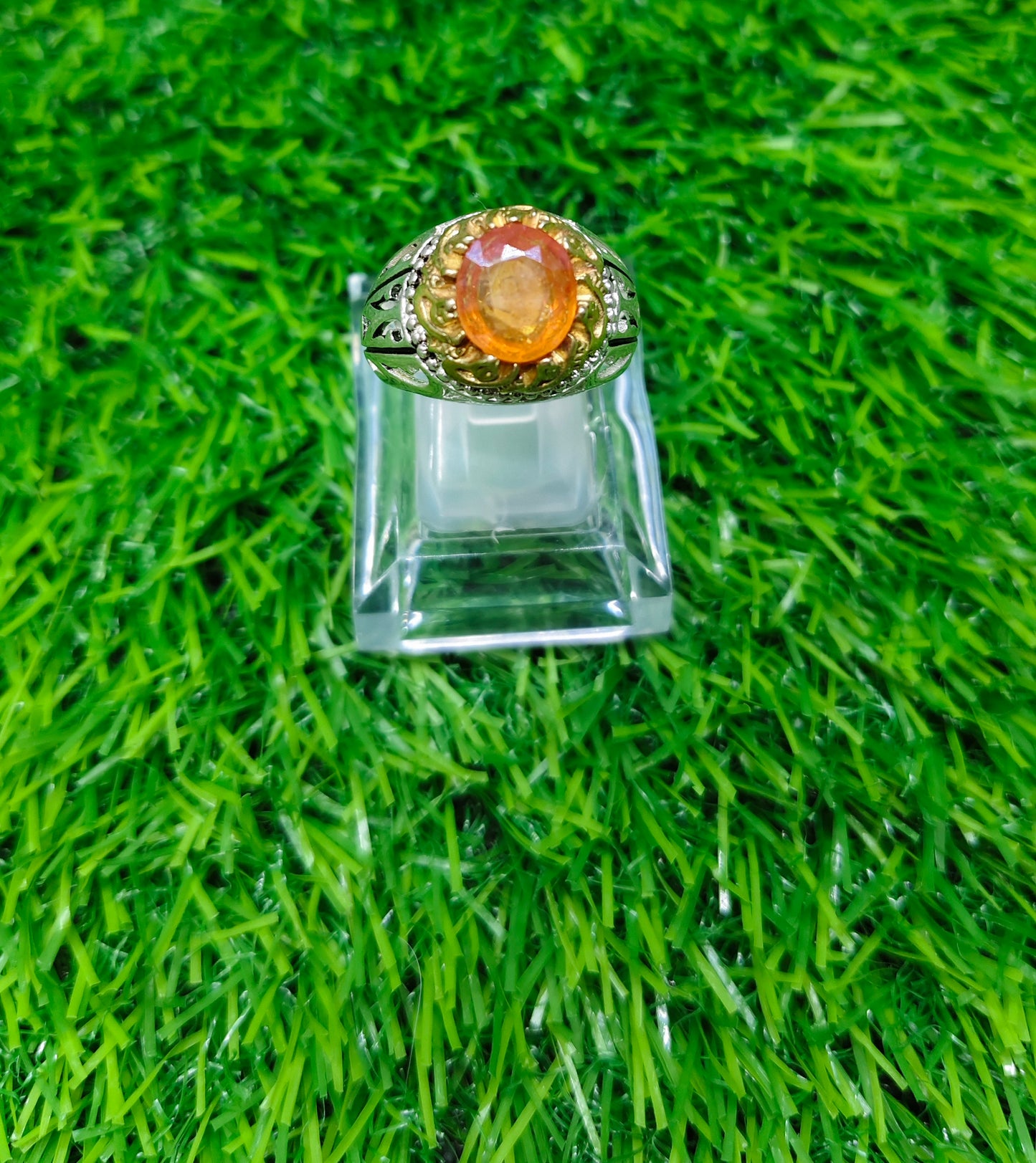 Vintage Style Ring - Pukhraj