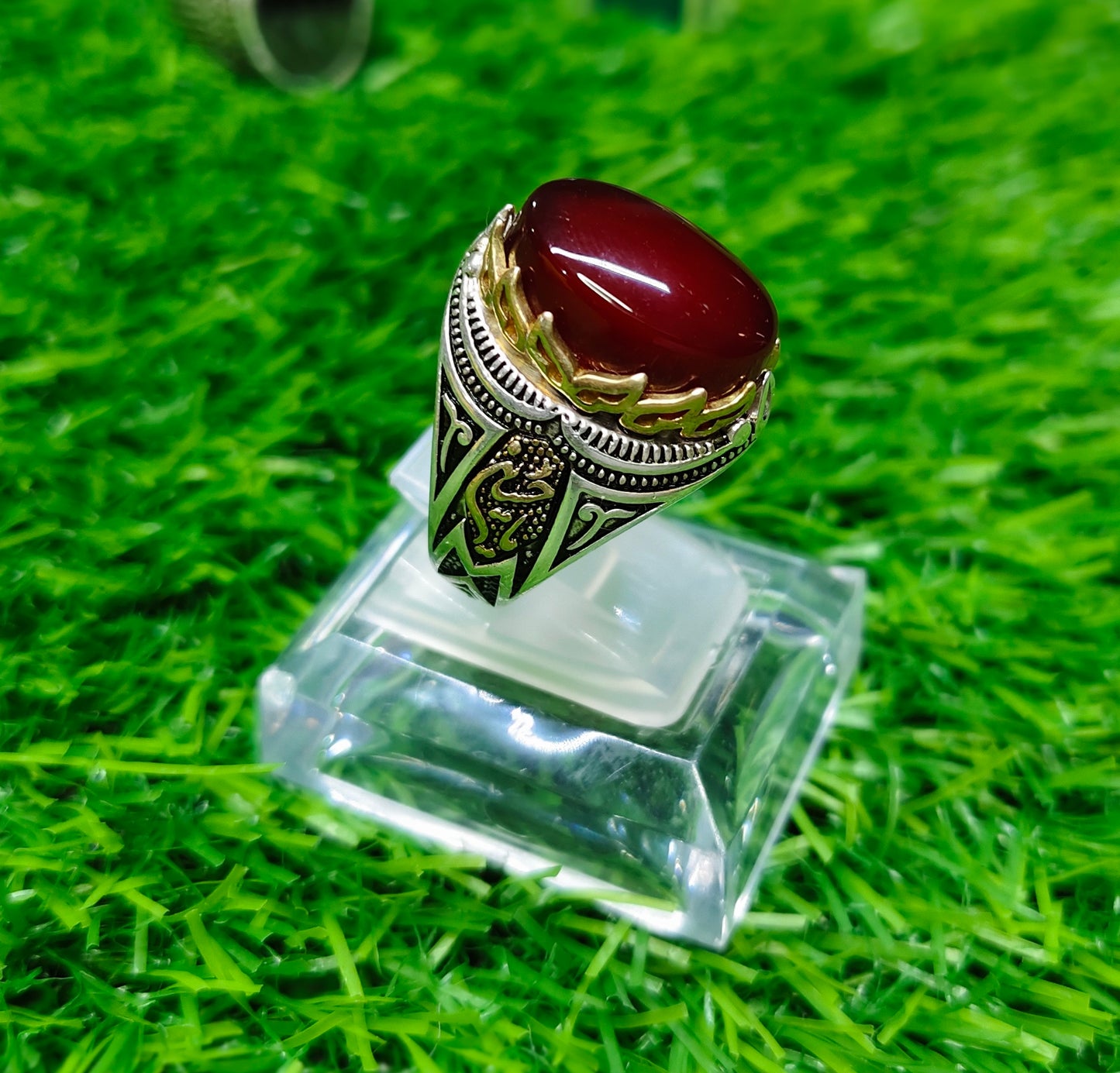 Vintage Style Ring - Yamni Aqeeq