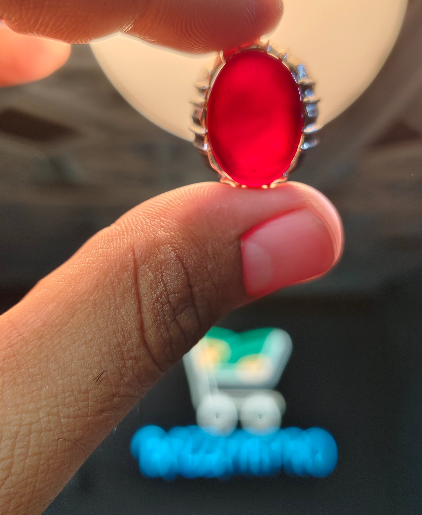 Natural Yamni Aqeeq Ring