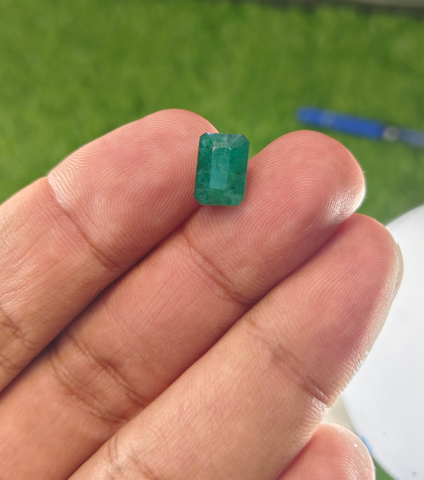 Natural Zambian Zamurd With Lab Certificate