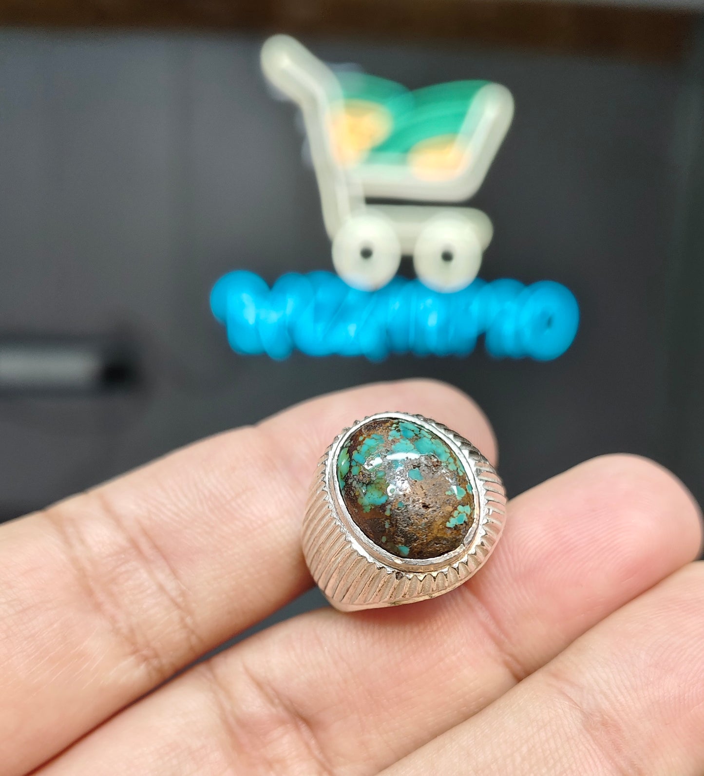 Old Mine Hussani Feroza Ring