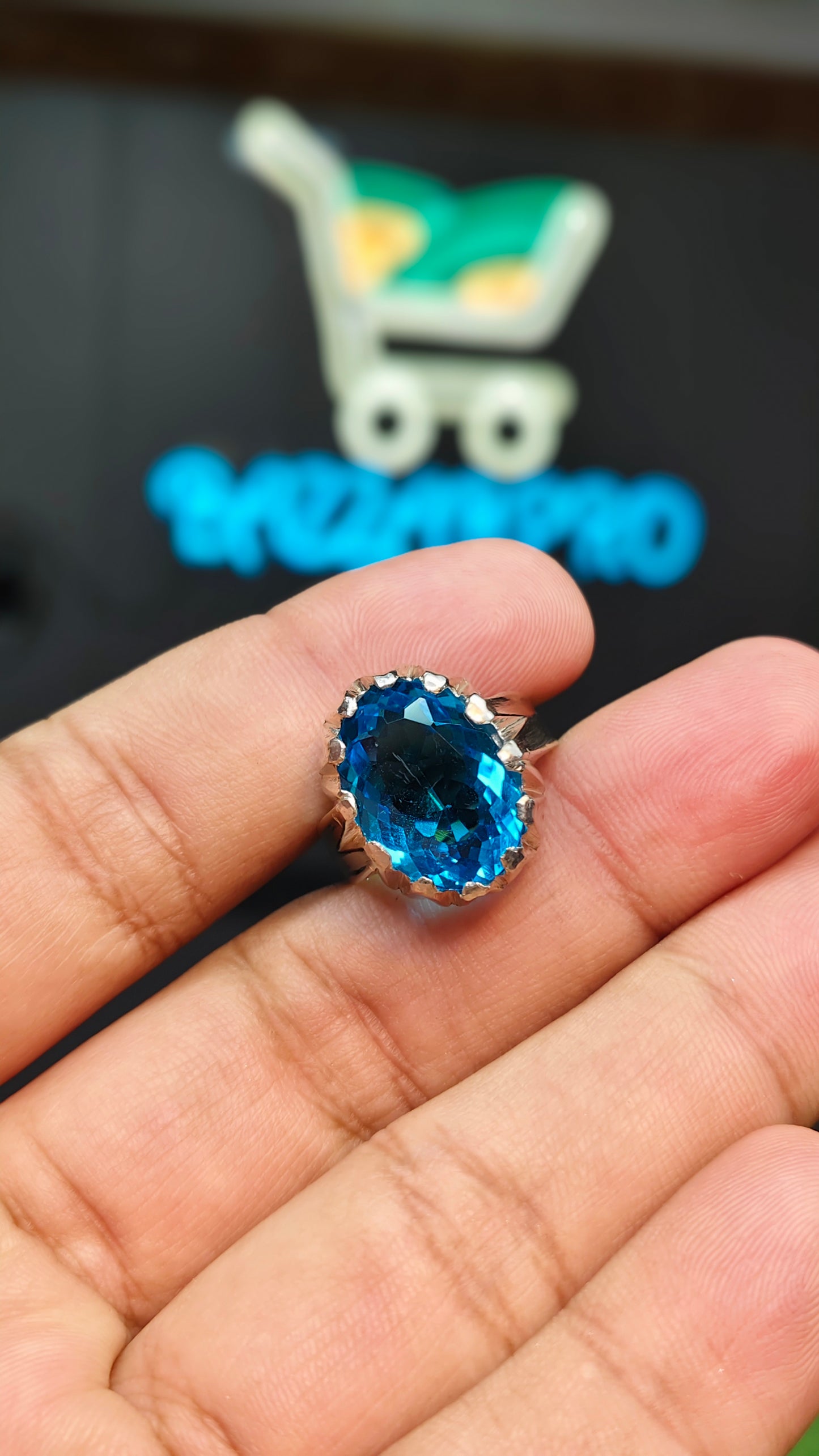 Blue Topaz Ring