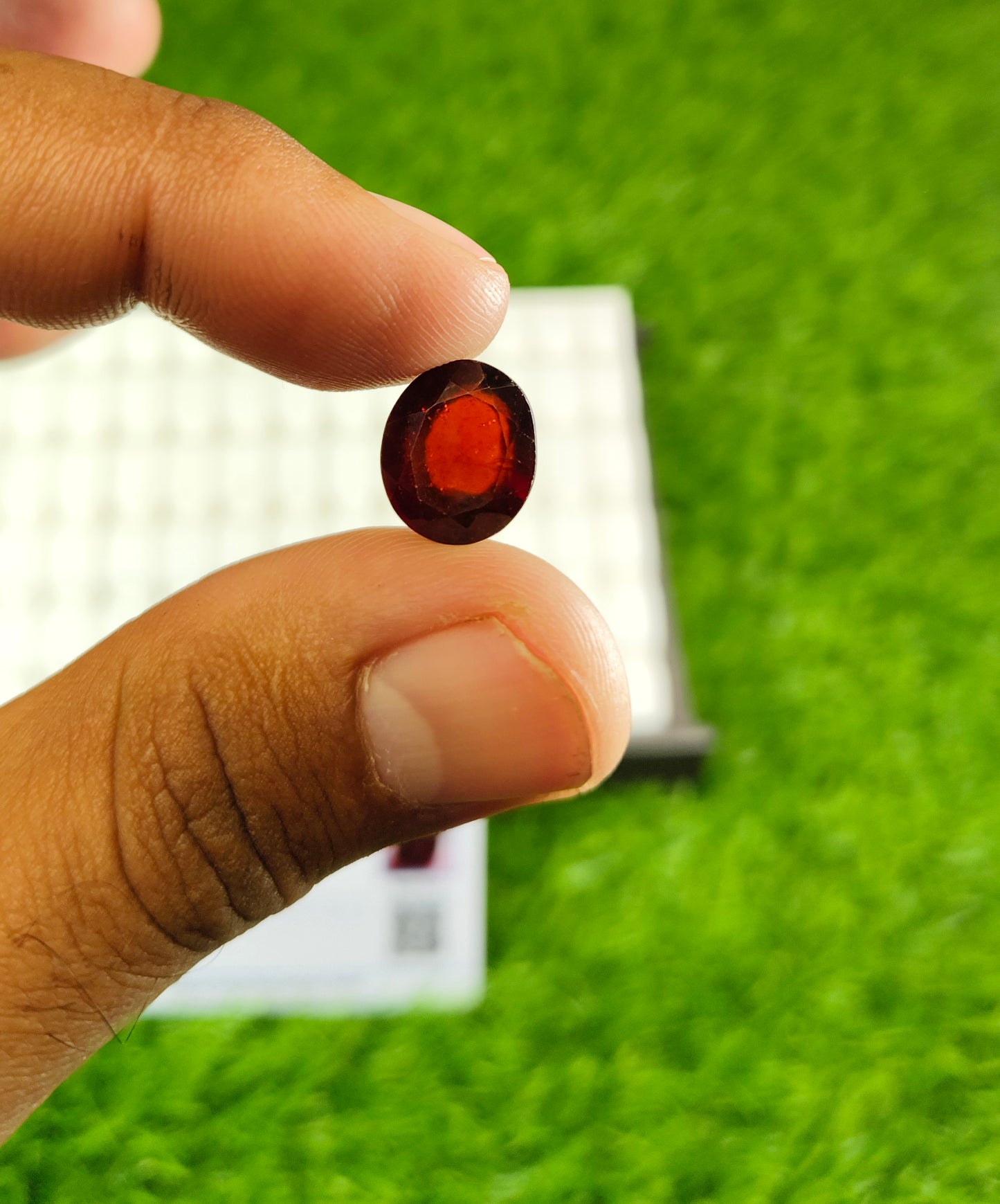 garnet With Lab Certificate