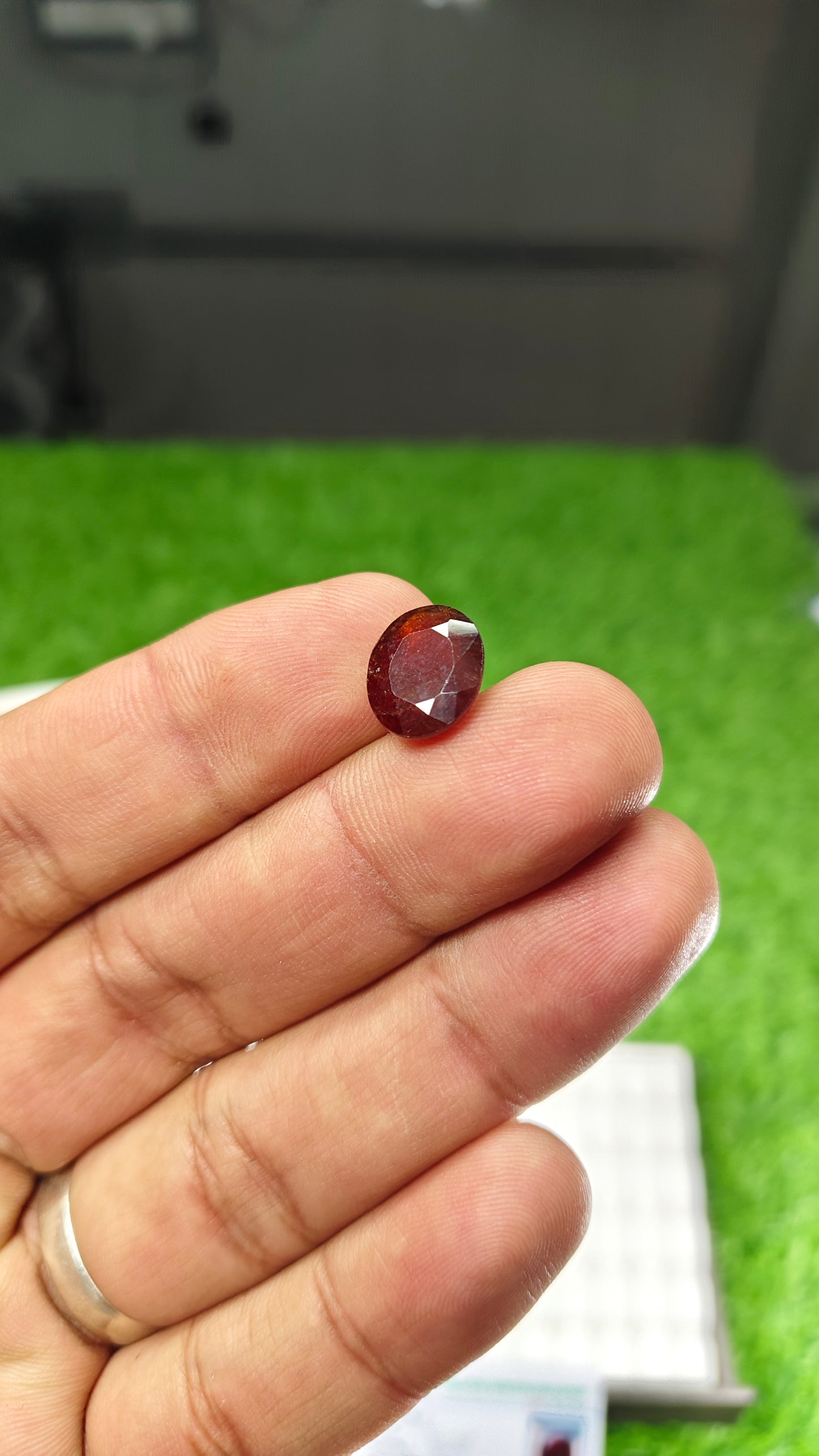 Natural Garnet With Lab Certificate