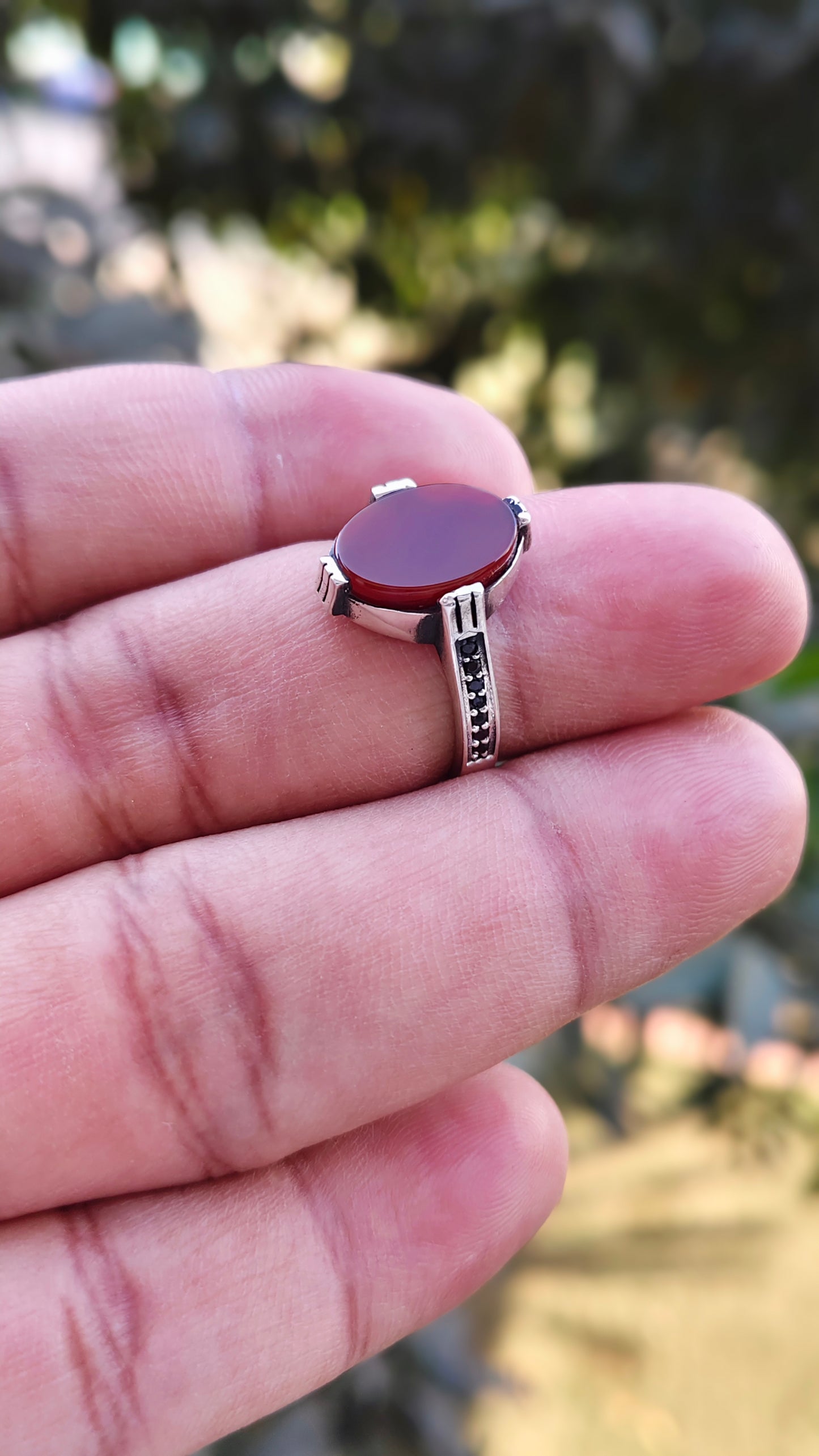 Yamni Aqeeq Turkish Ring