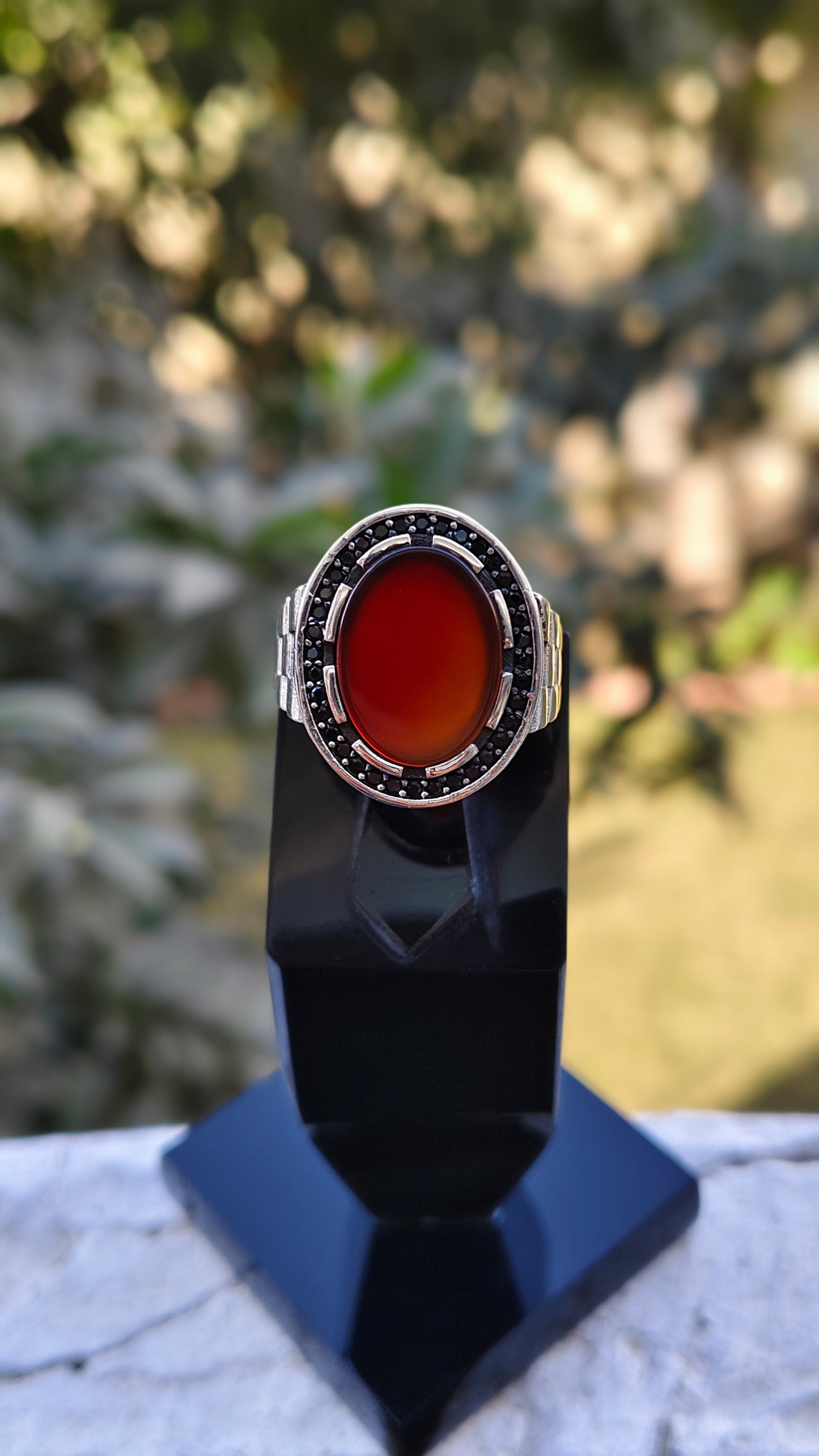 Yamni Aqeeq Turkish Ring