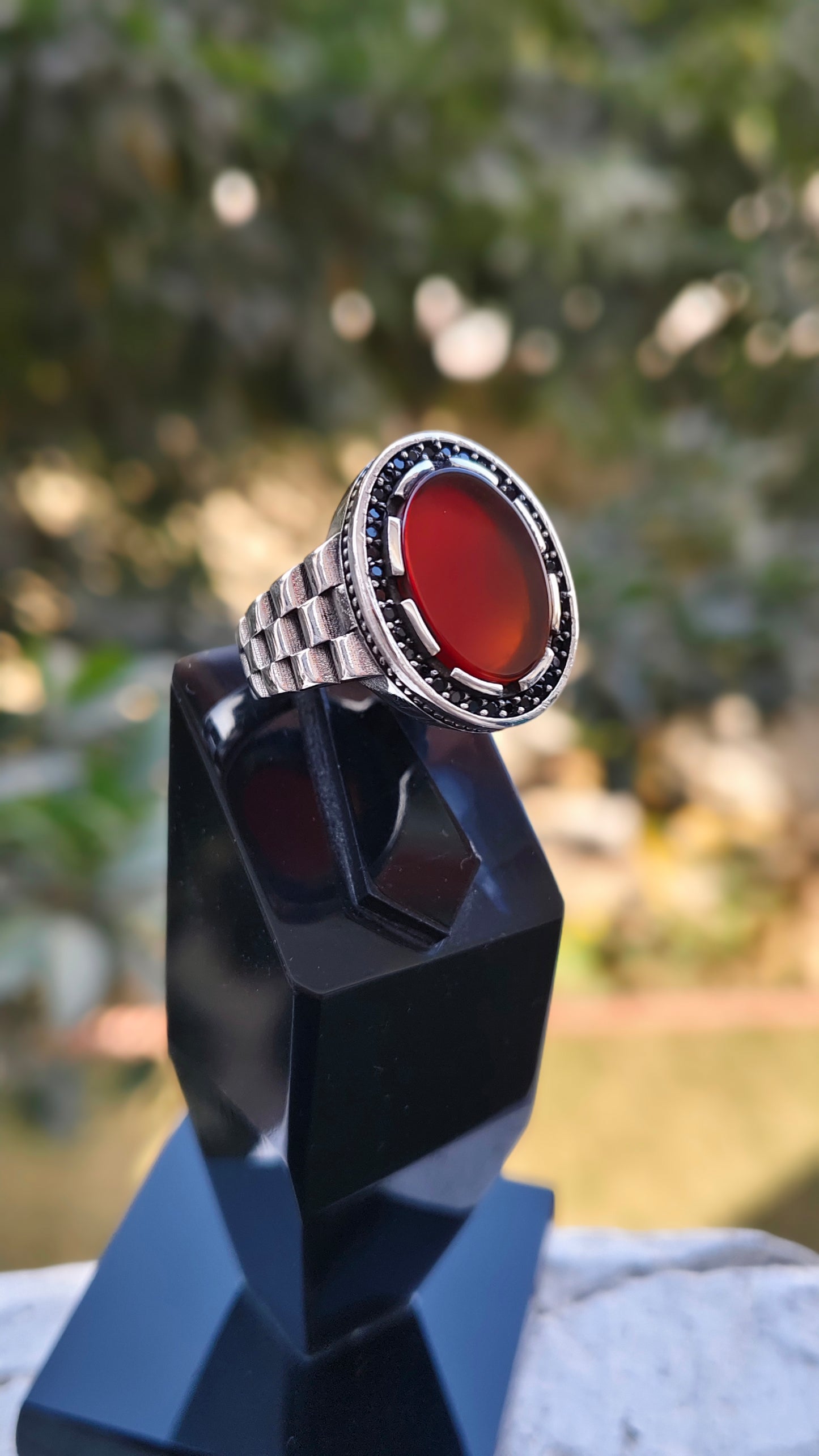Yamni Aqeeq Turkish Ring