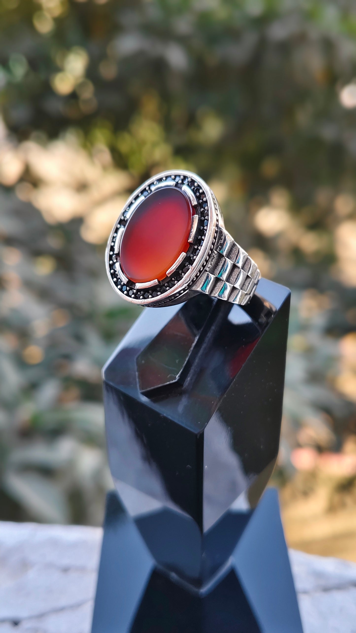 Yamni Aqeeq Turkish Ring