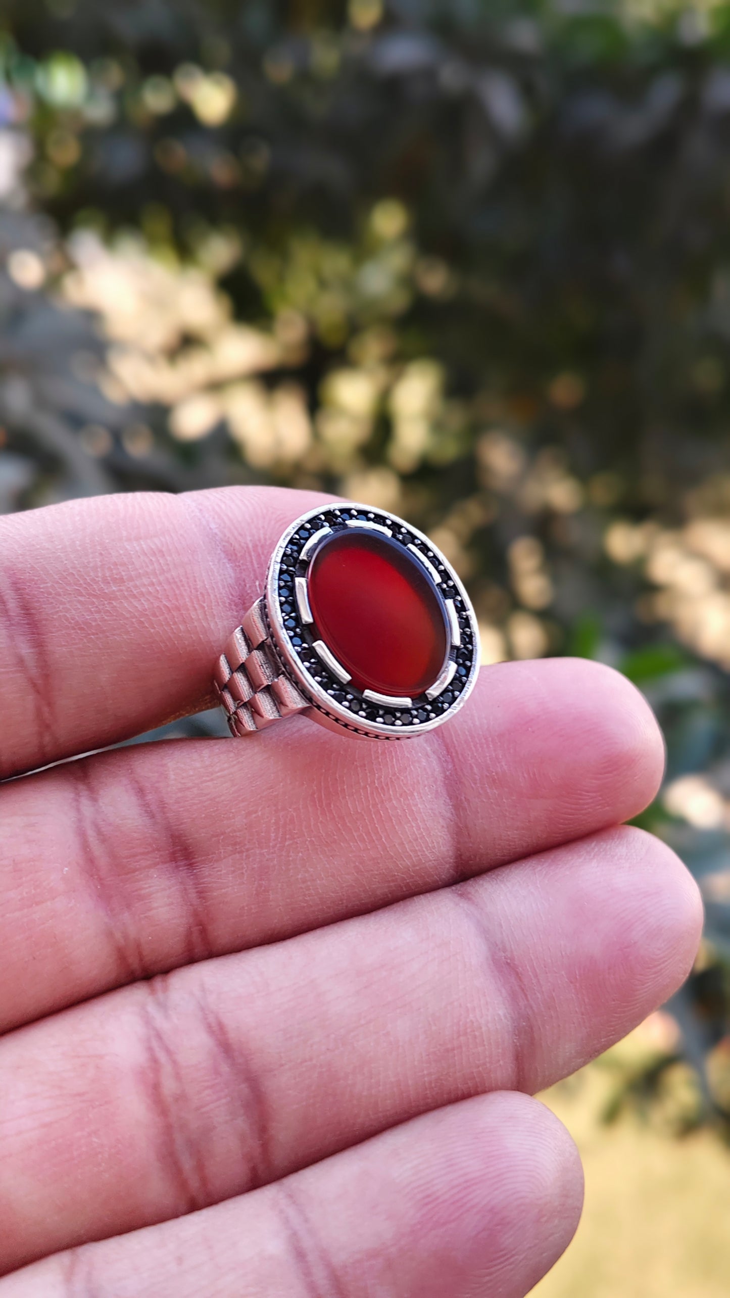 Yamni Aqeeq Turkish Ring