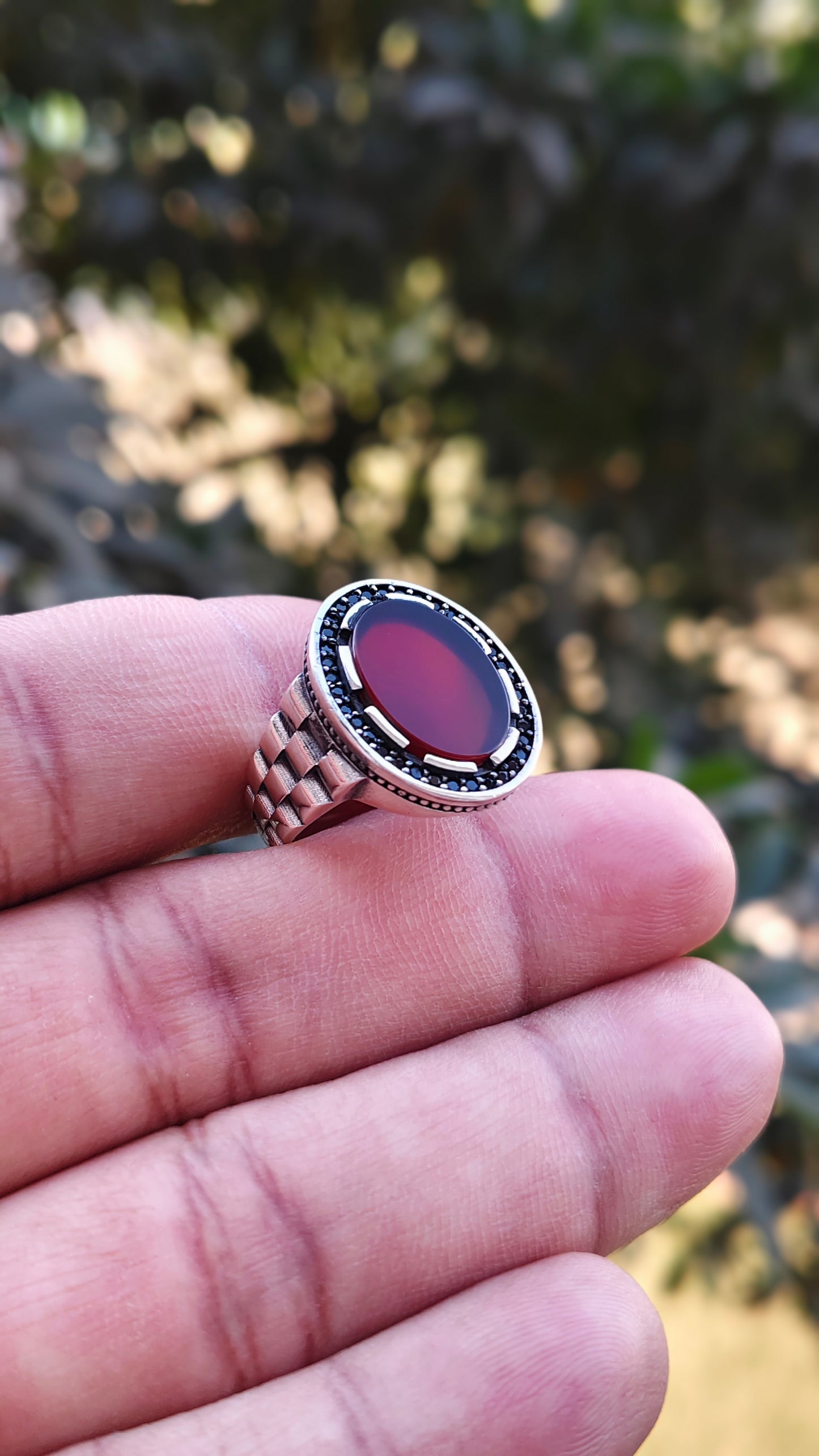 Yamni Aqeeq Turkish Ring