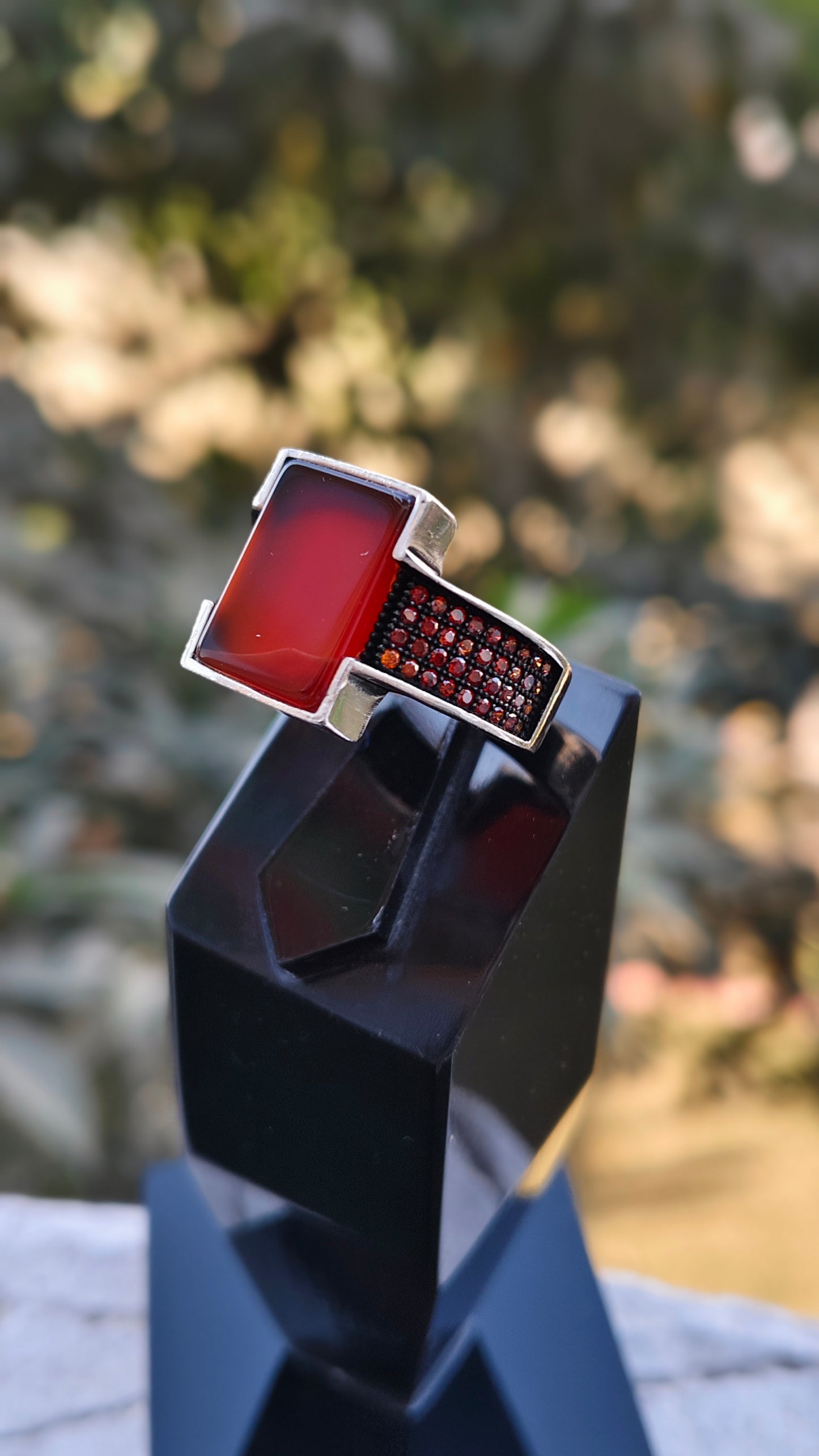 Yamni Aqeeq Turkish Ring