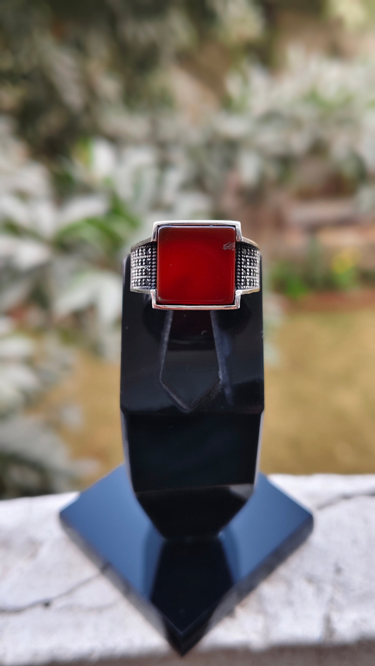Yamni Aqeeq Turkish Ring