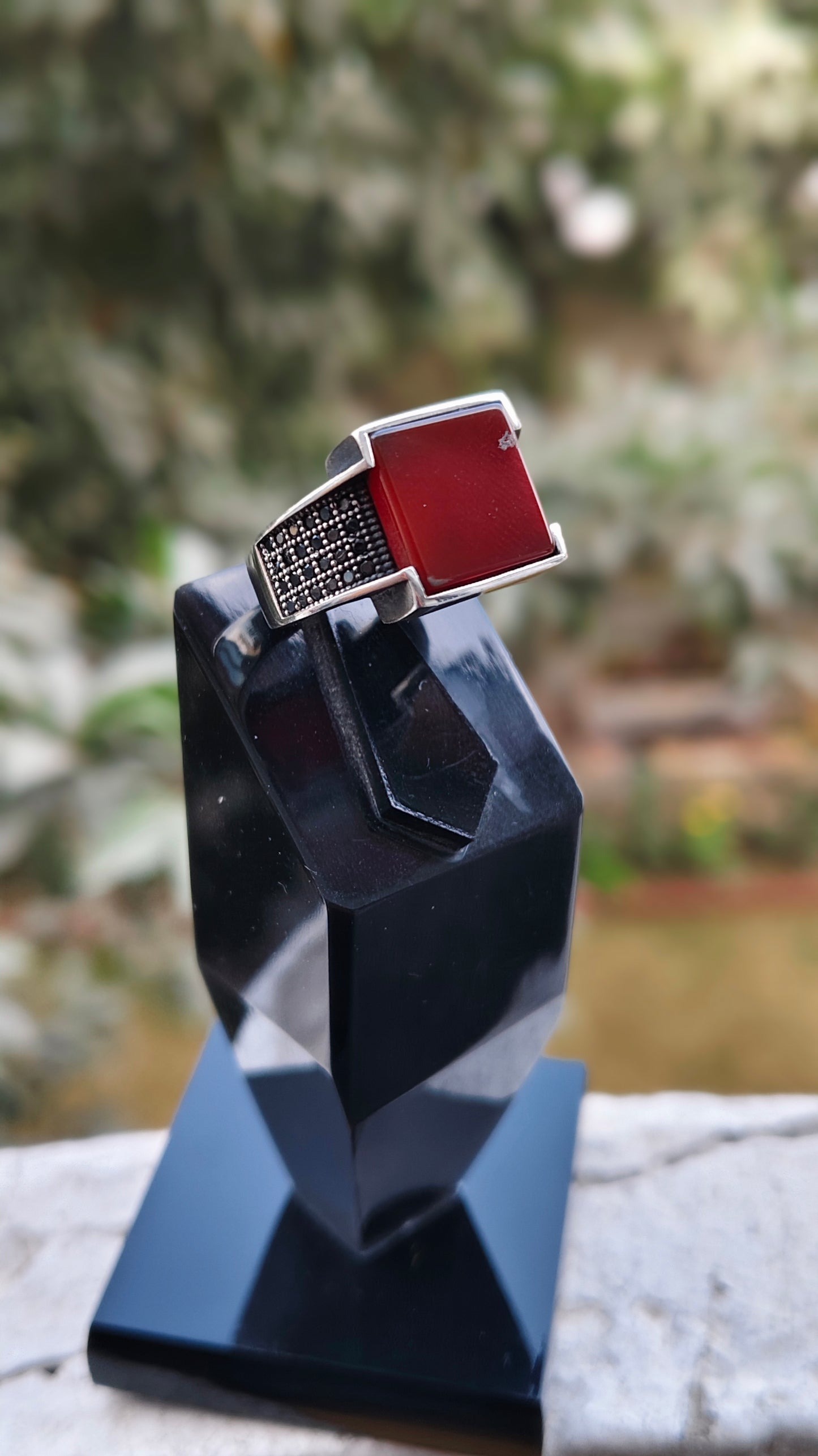 Yamni Aqeeq Turkish Ring