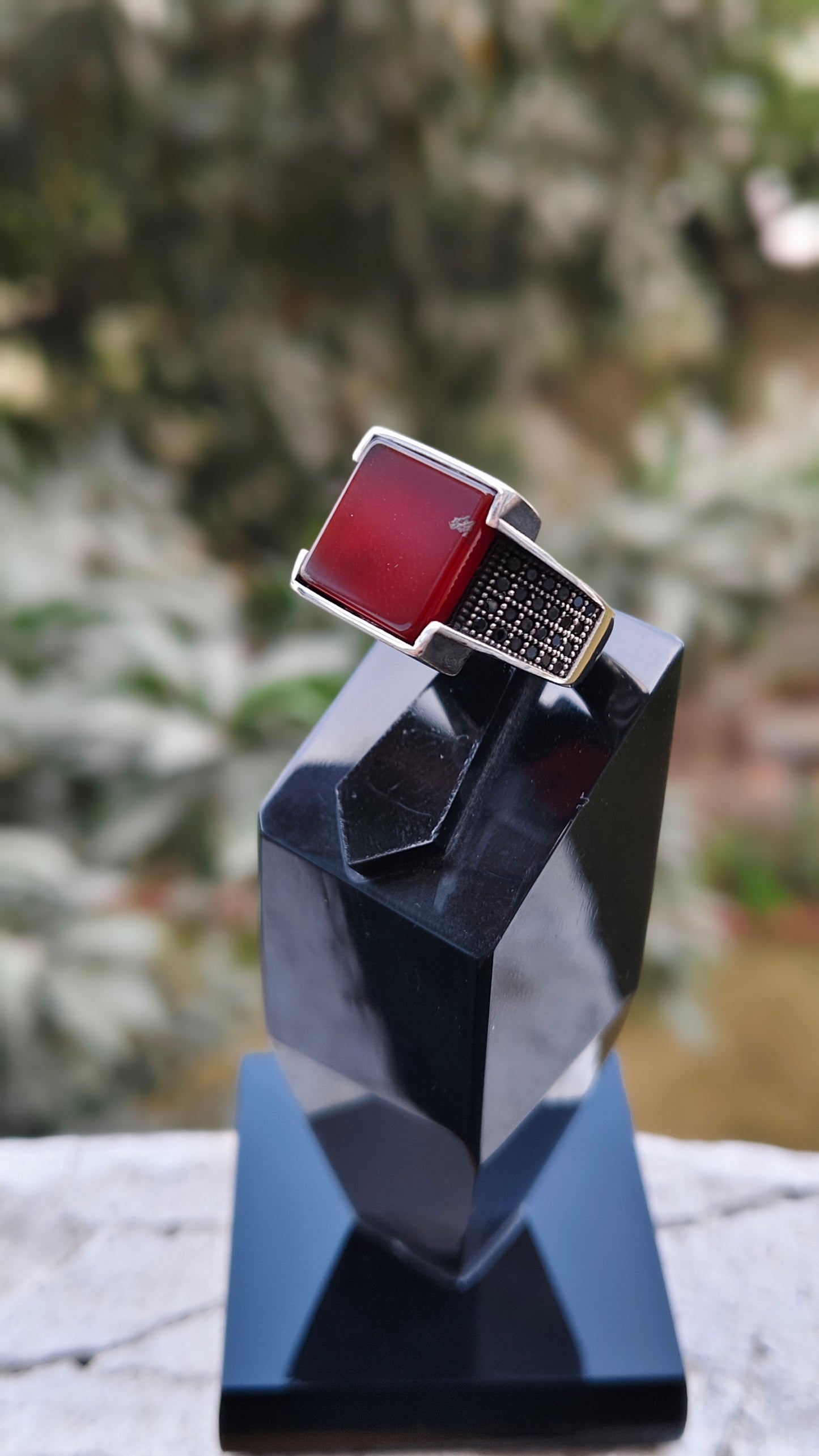 Yamni Aqeeq Turkish Ring
