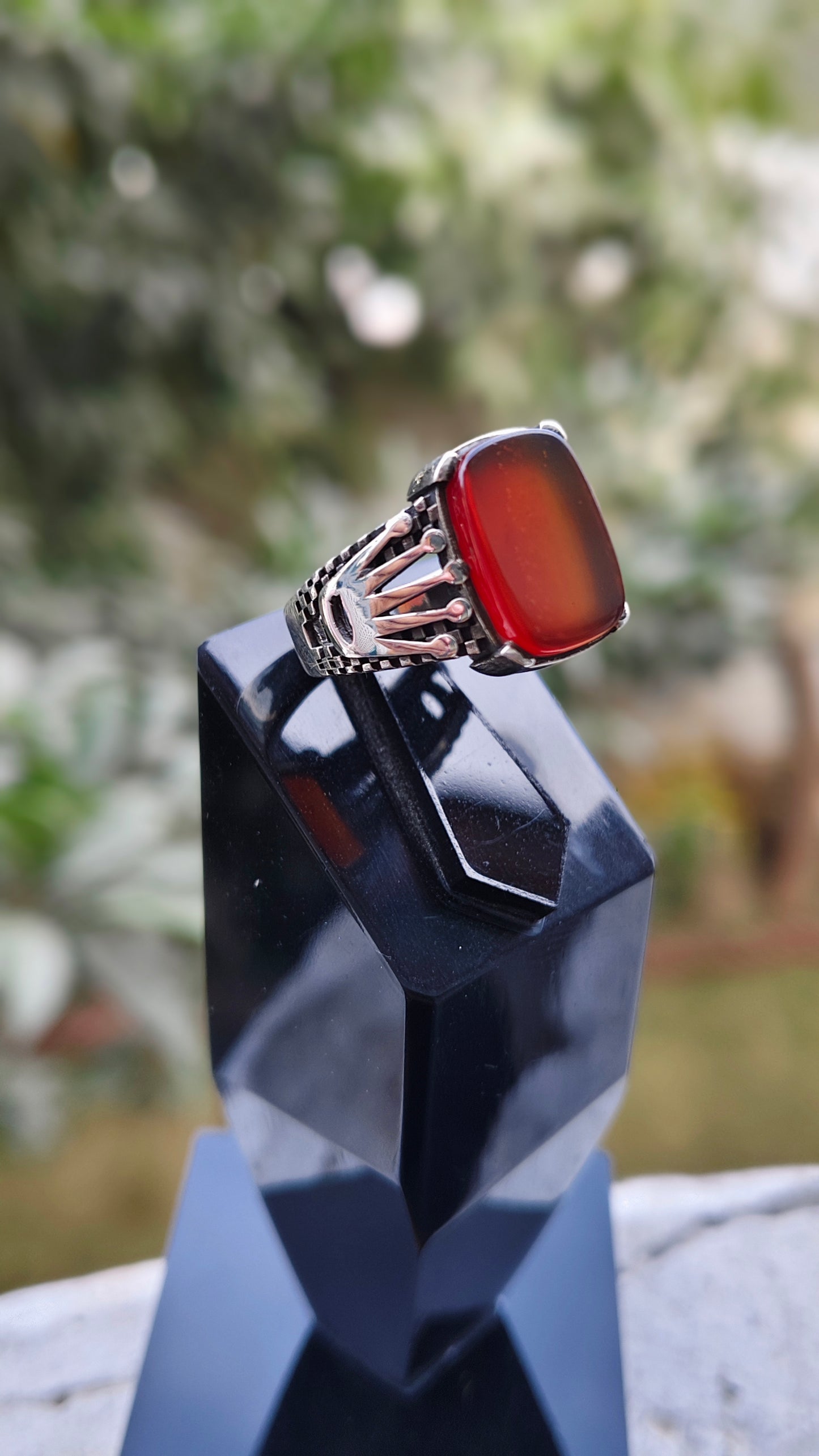 Yamni Aqeeq Turkish Ring