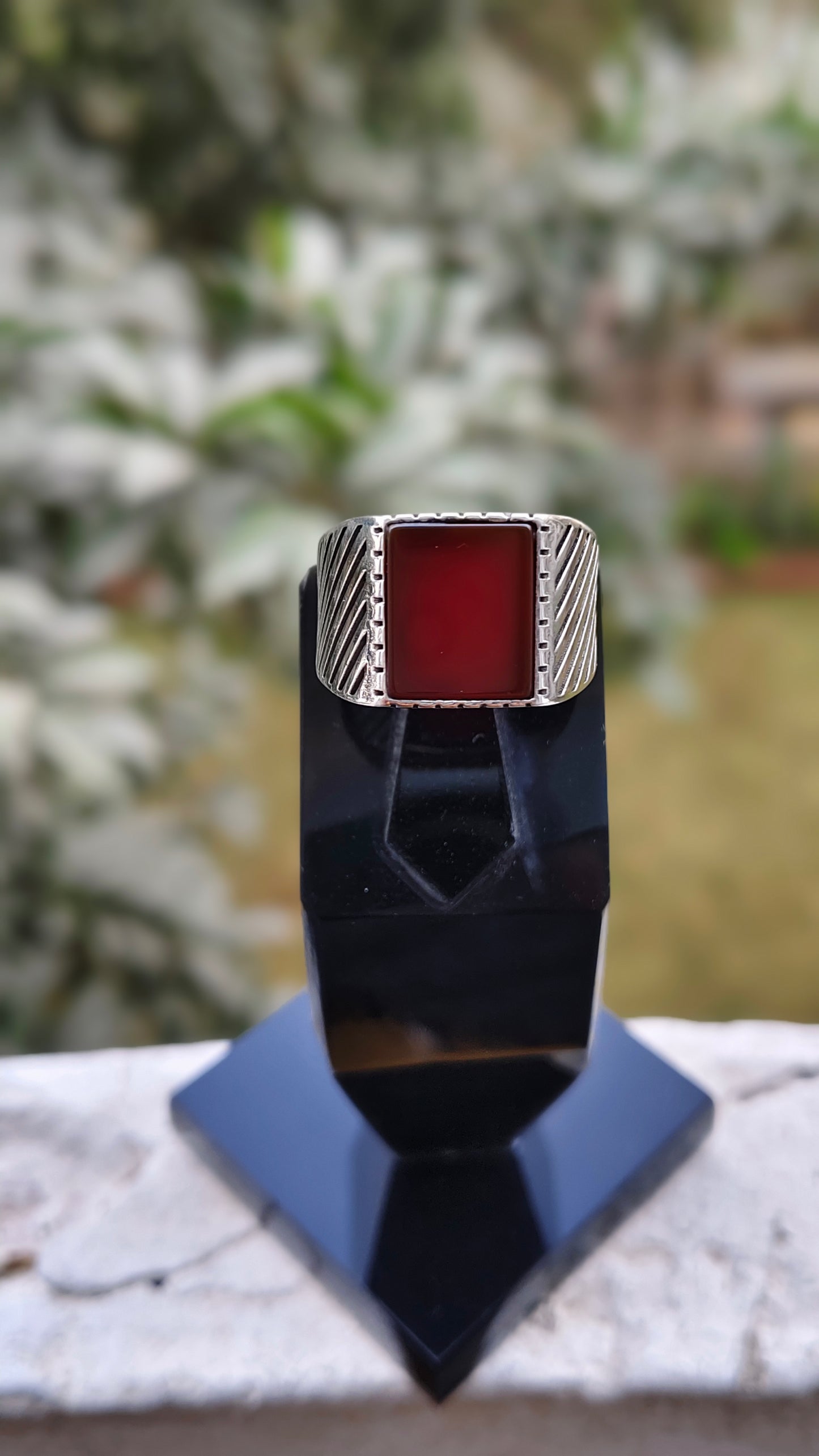 Yamni Aqeeq Turkish Ring