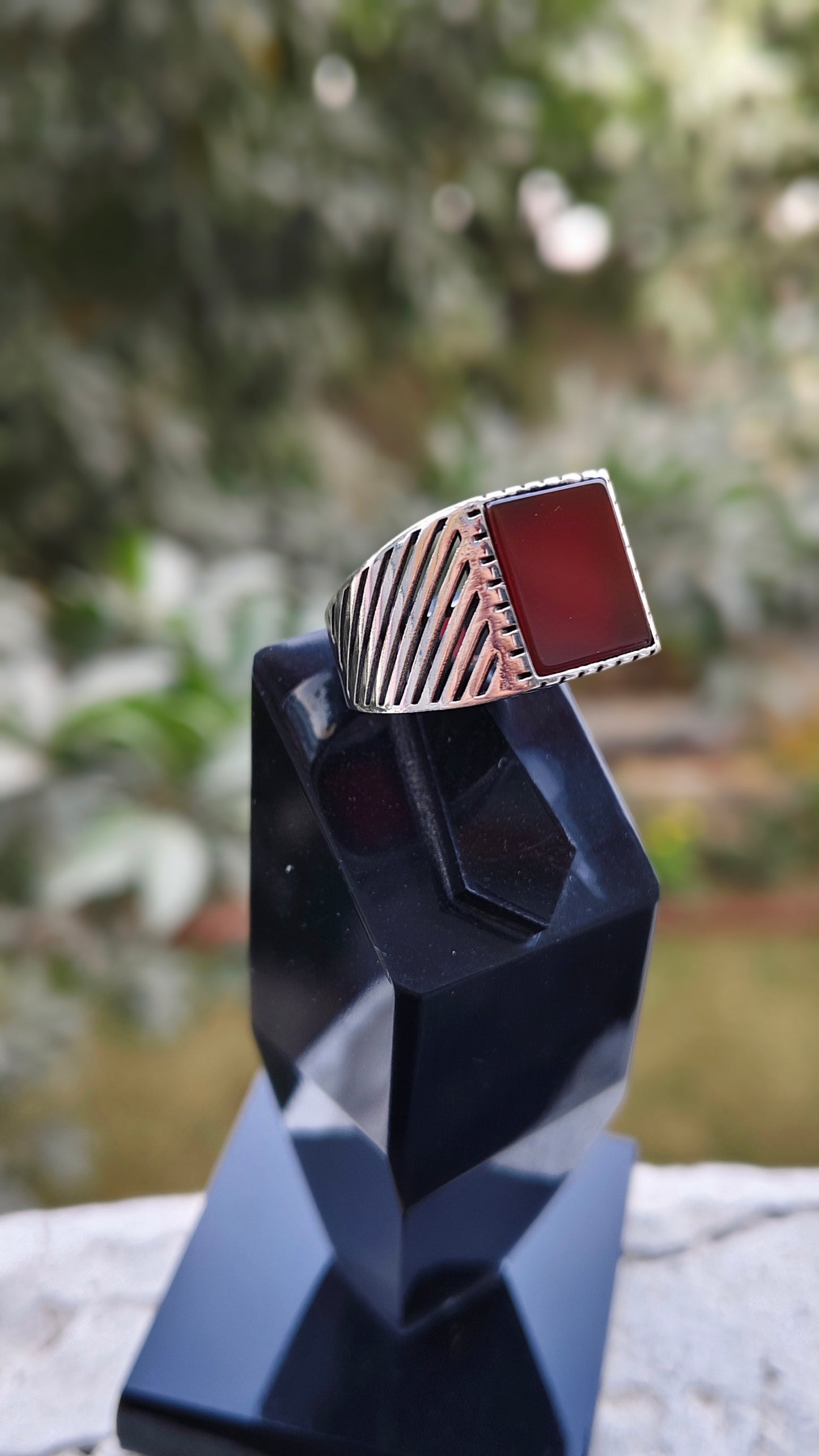 Yamni Aqeeq Turkish Ring