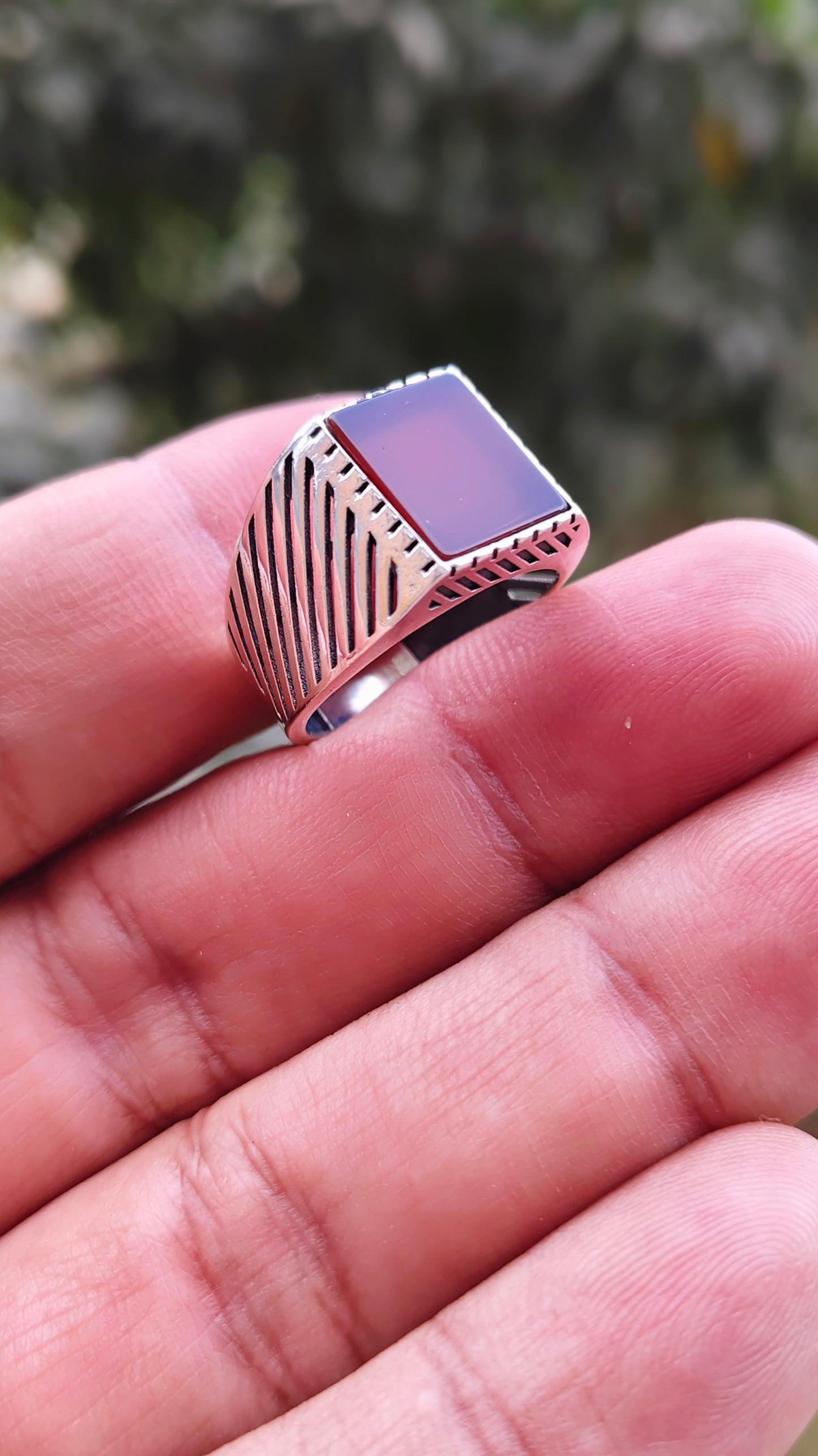 Yamni Aqeeq Turkish Ring