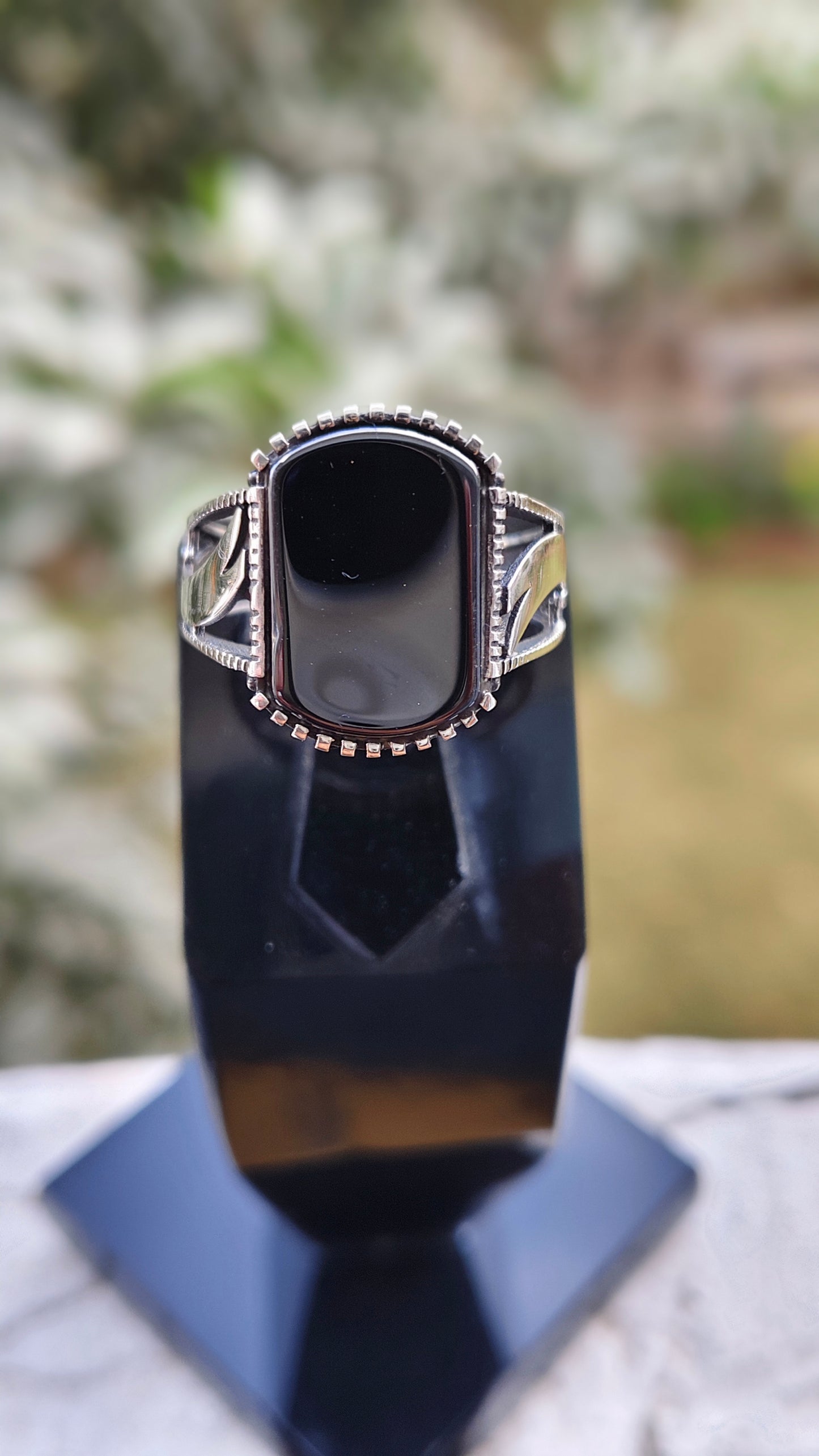 Black Aqeeq Turkish Ring