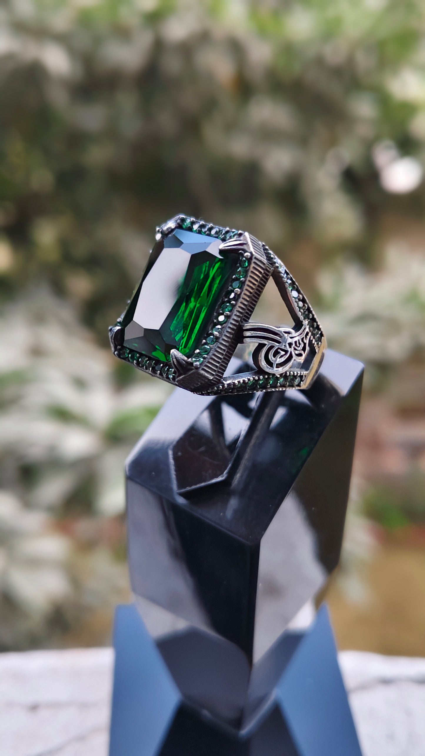 Green Zircon Turkish Ring